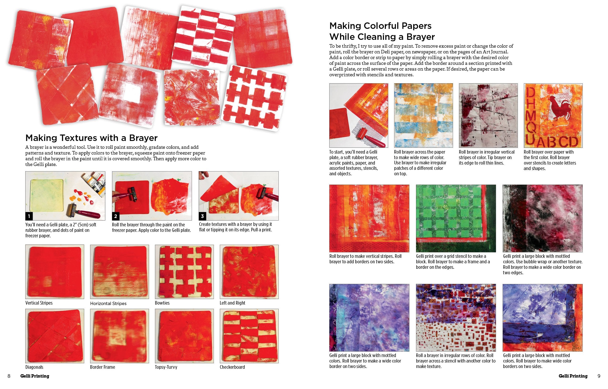 Gelli Printing: Printing Without a Press on Paper and Fabric Using the Gelli(R) Plate (Design Originals) 32 BeginnerFriendly St,Used