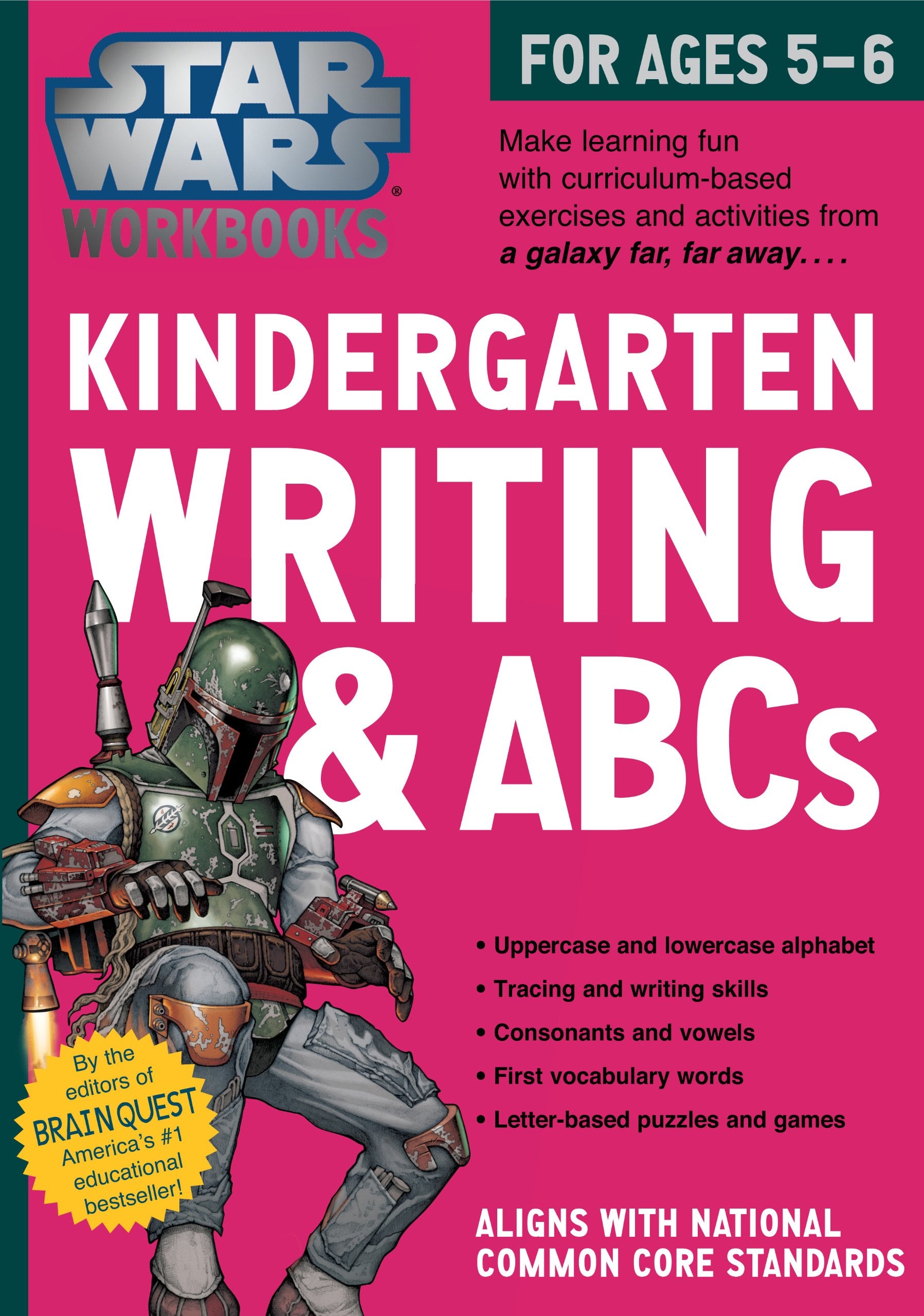 Star Wars Workbook: Kindergarten Writing And Abcs (Star Wars Workbooks),New