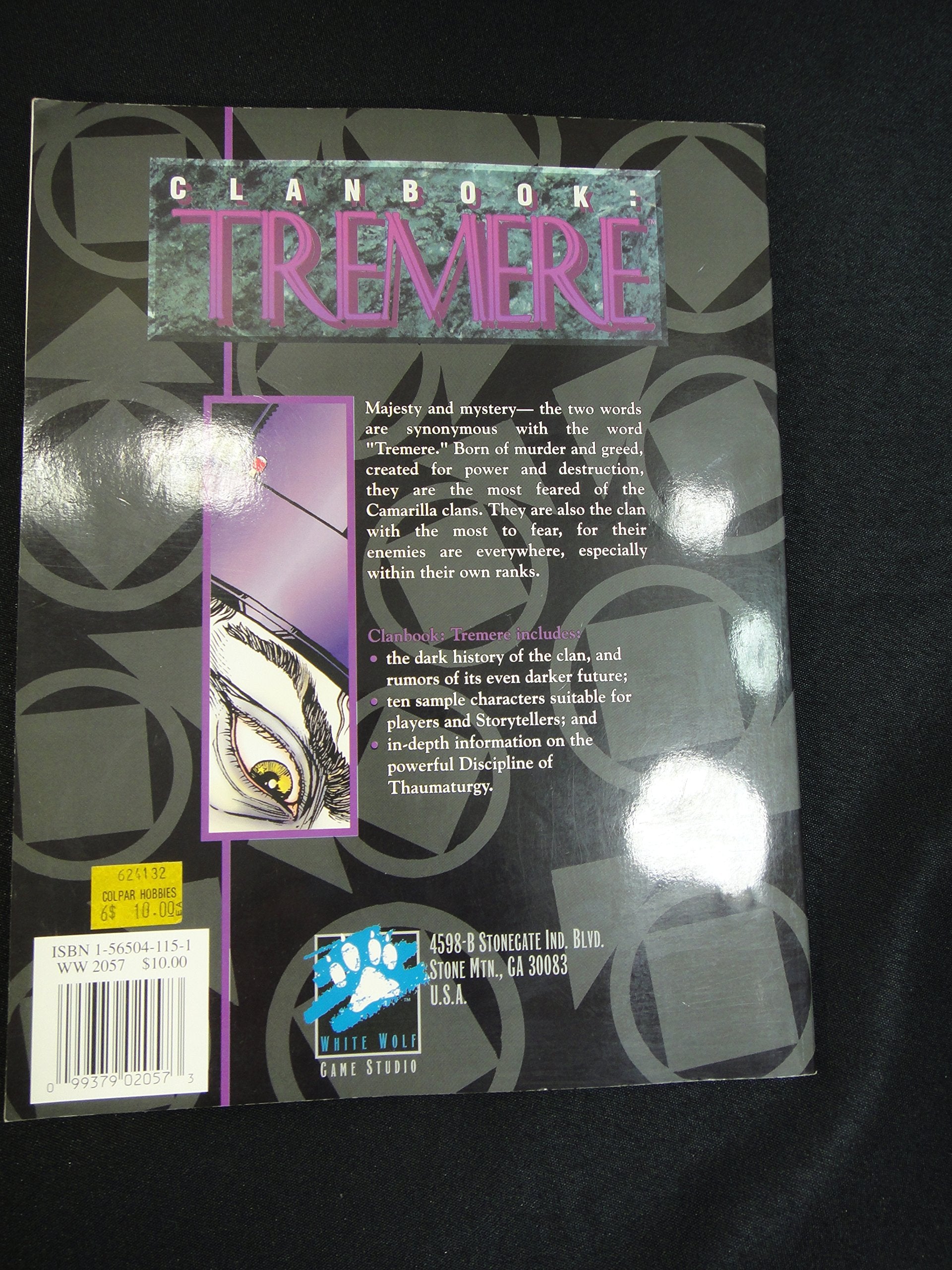 *OP Clanbook Tremere,New