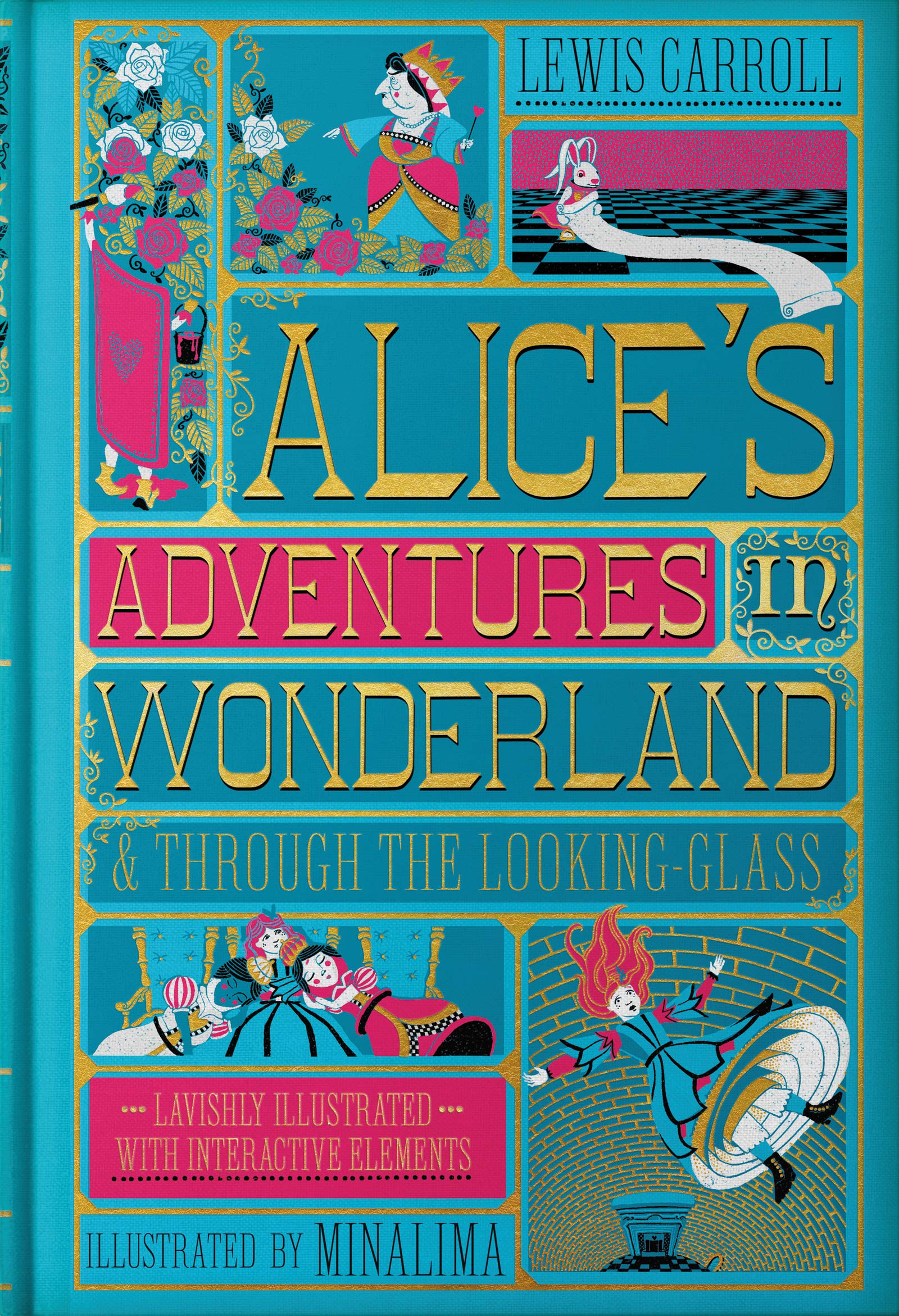 Alice'S Adventures In Wonderland (Minalima Edition): (Illustrated With Interactive Elements),New