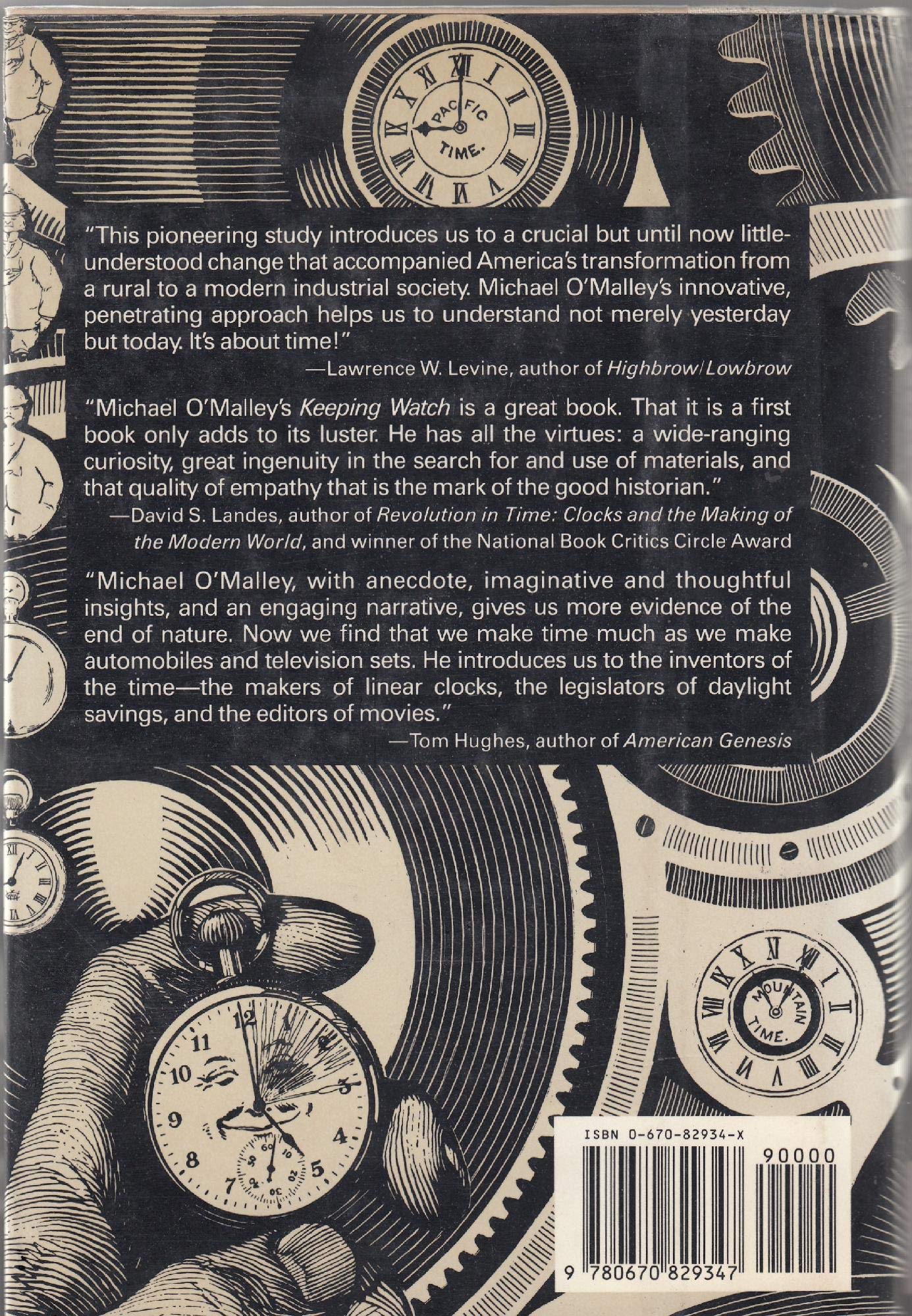 Keeping Watch: A History of American Time,Used