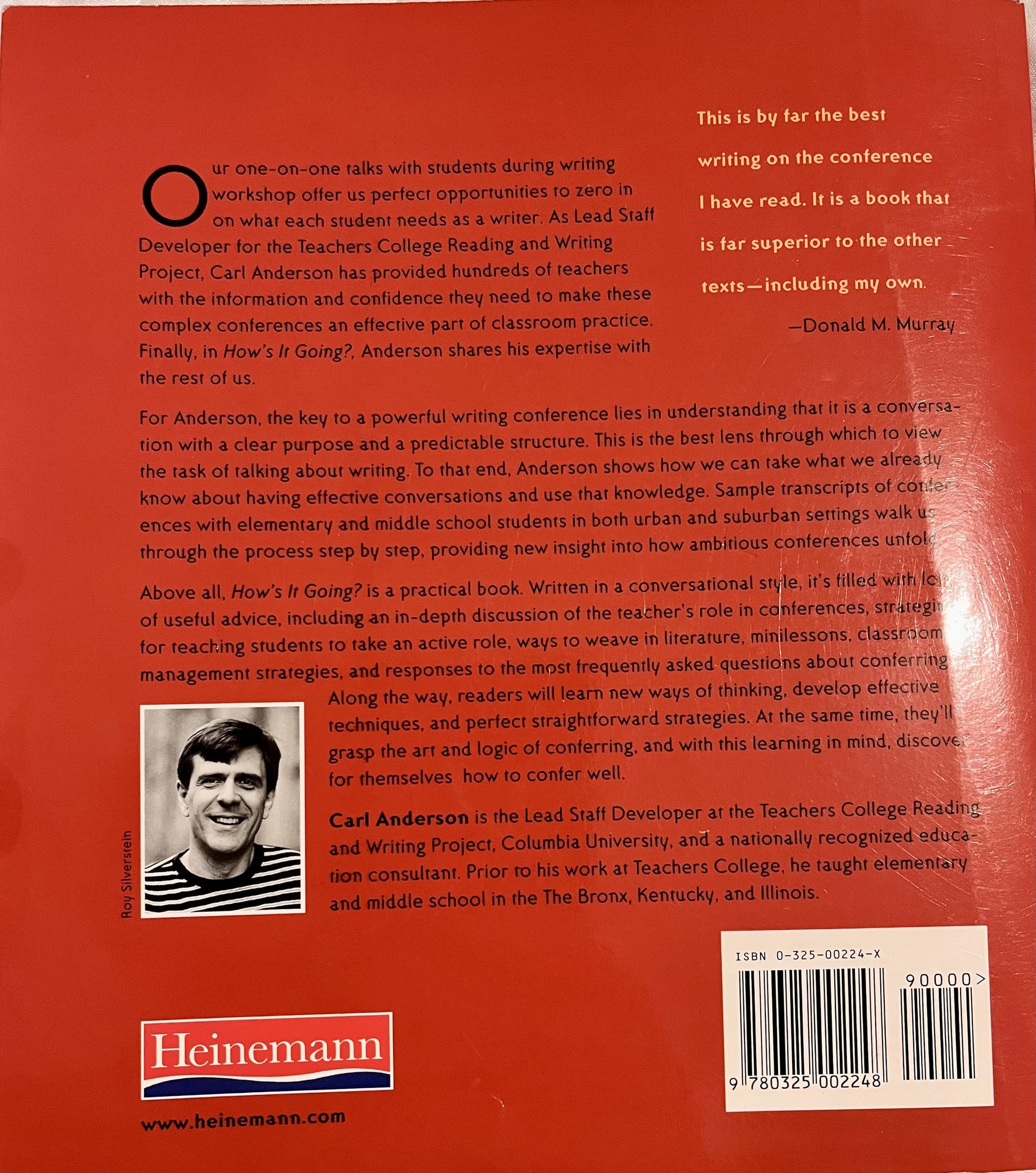 How'S It Going?: A Practical Guide To Conferring With Student Writers,New