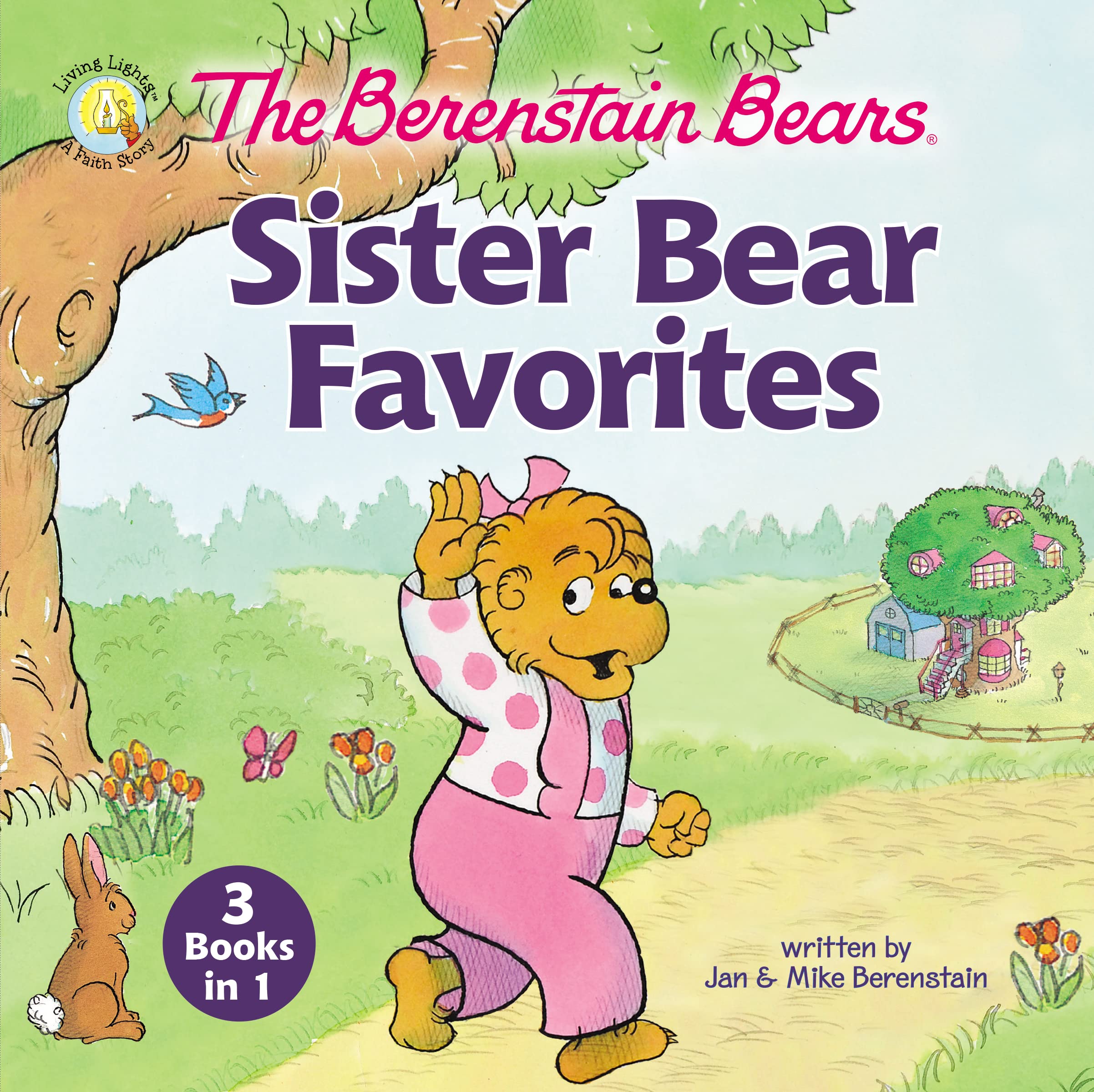 The Berenstain Bears Sister Bear Favorites: 3 Books in 1 (Berenstain Bears/Living Lights: A Faith Story),Used