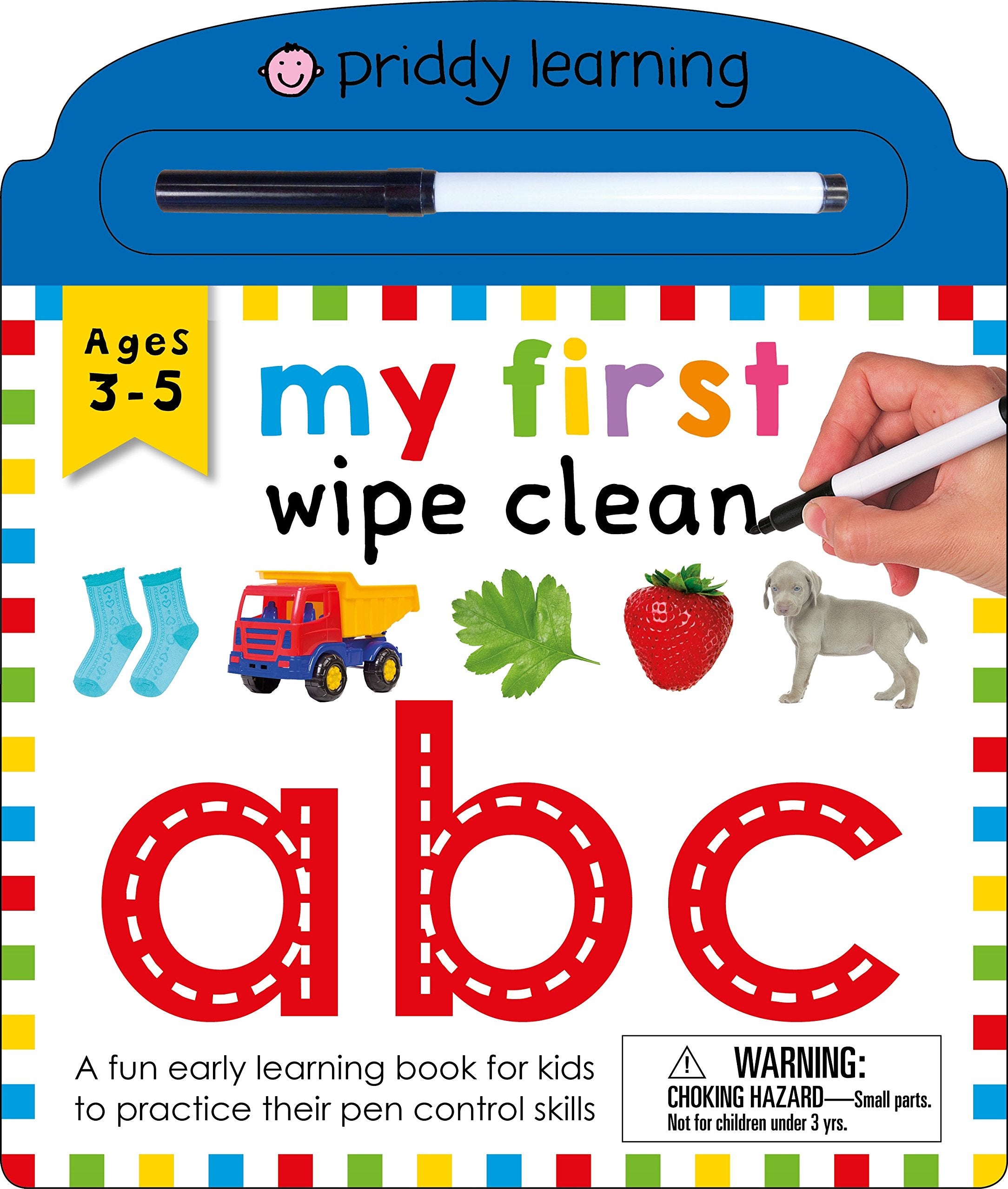 My First Wipe Clean: Abc: A Fun Early Learning Book For Kids To Practice Their Pen Control Skills,New