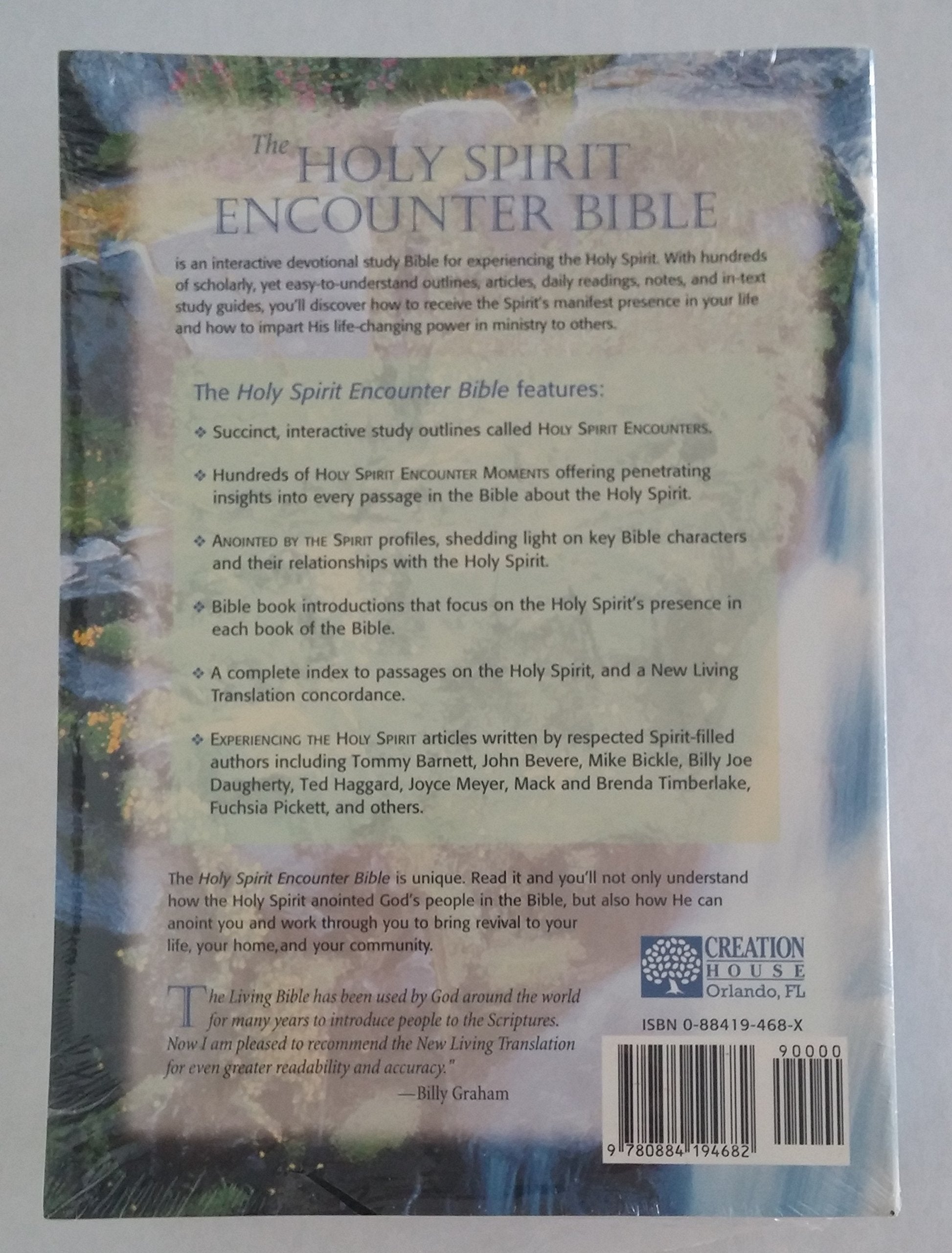 Holy Spirit Encounter Bible: Experience the Spirit's Presence and Power in Your Life,Used