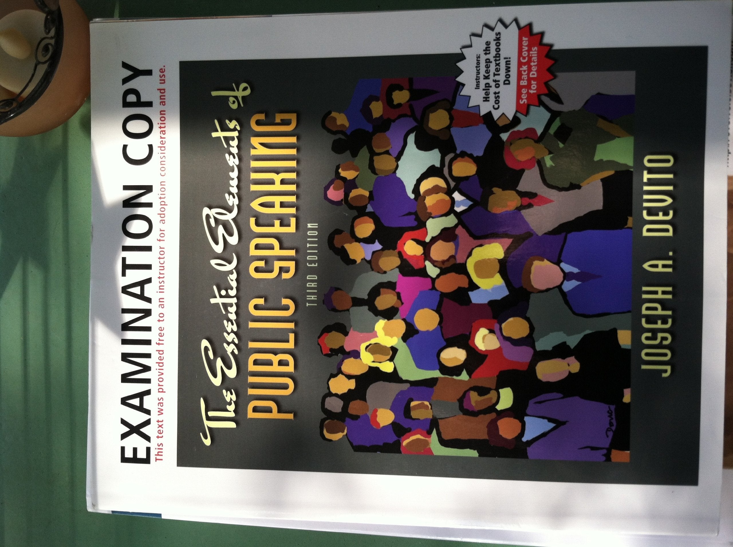 The Essential Elements of Public Speaking,Used