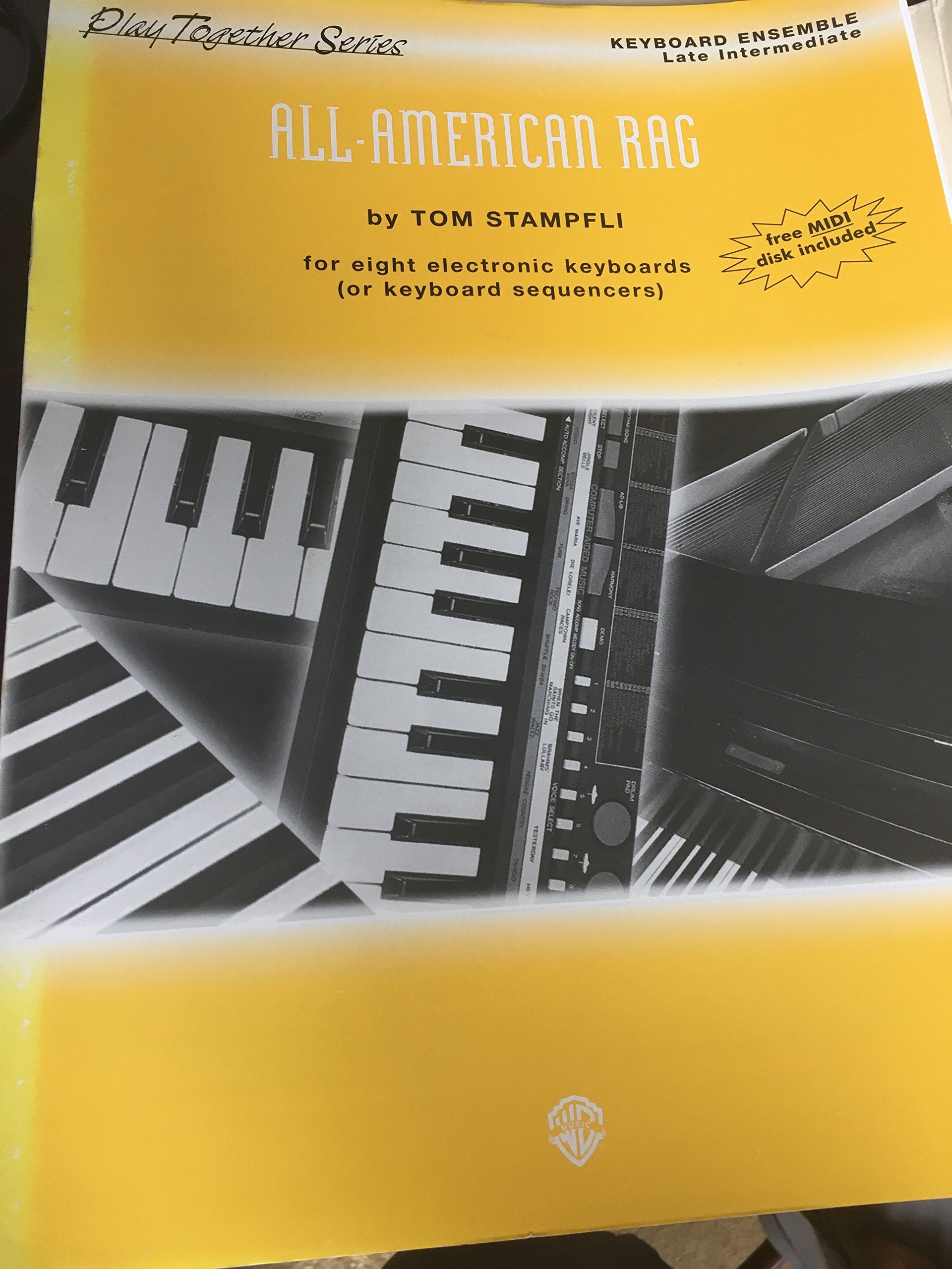 AllAmerican Rag: For eight electronic keyboards, Conductor Score & Parts (Play Together Series),Used