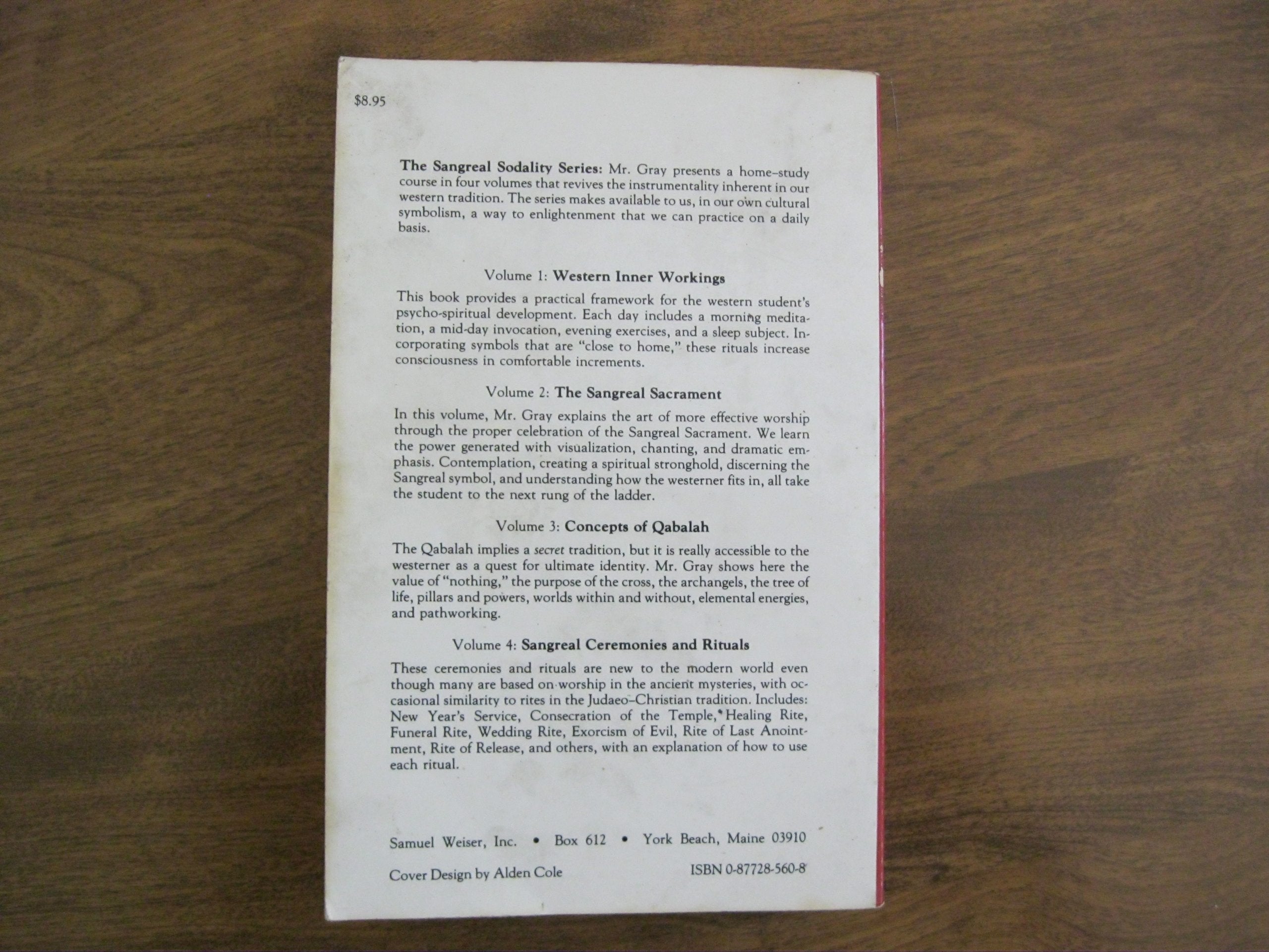Western Inner Workings (The Sangreal Sodality Series Volume 1),Used