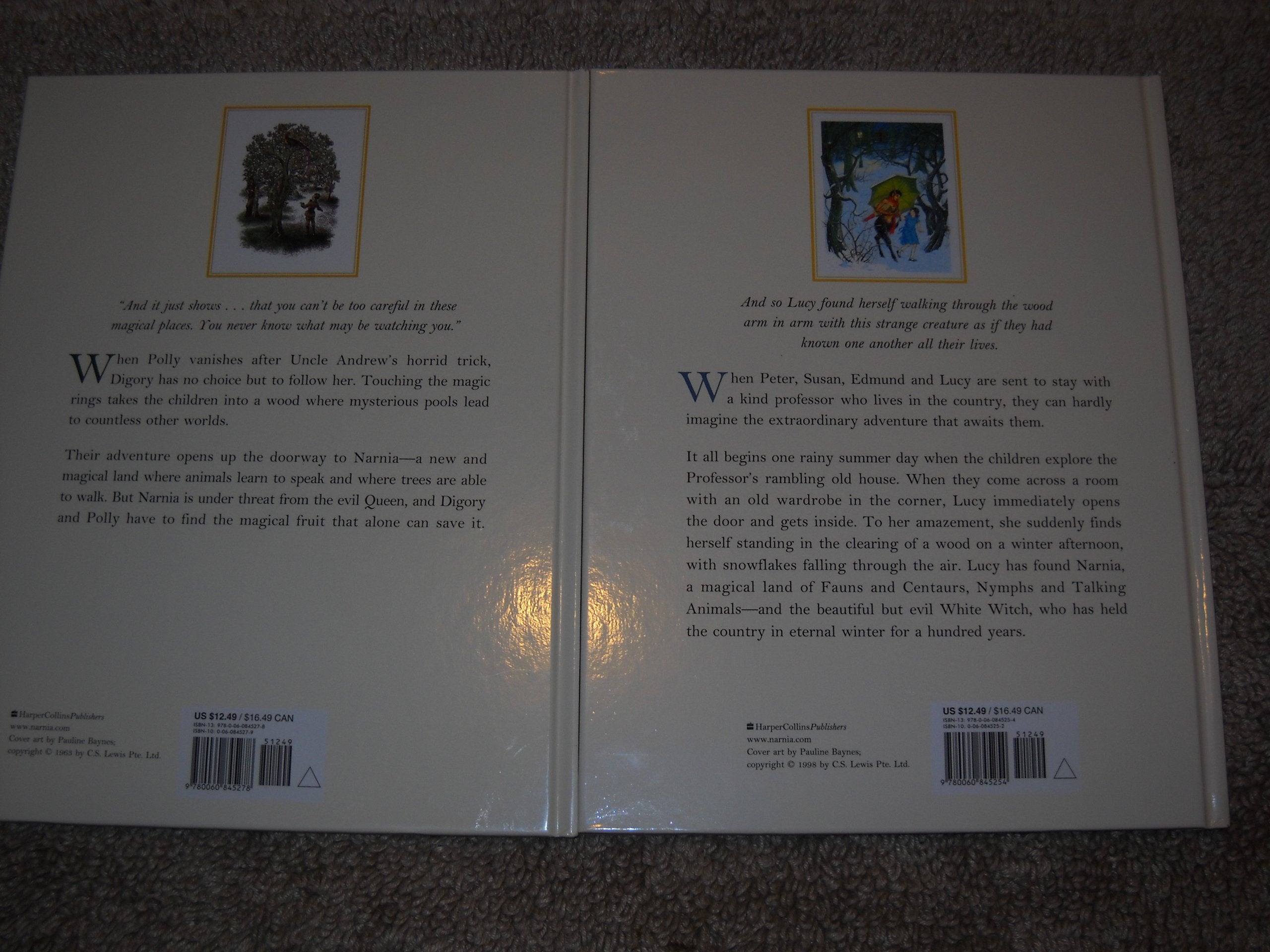 The Chronicles of Narnia FullColor Oversize Gift Edition Box Set: The Magician's Nephew; The Lion, the Witch, and the Wardrobe,Used
