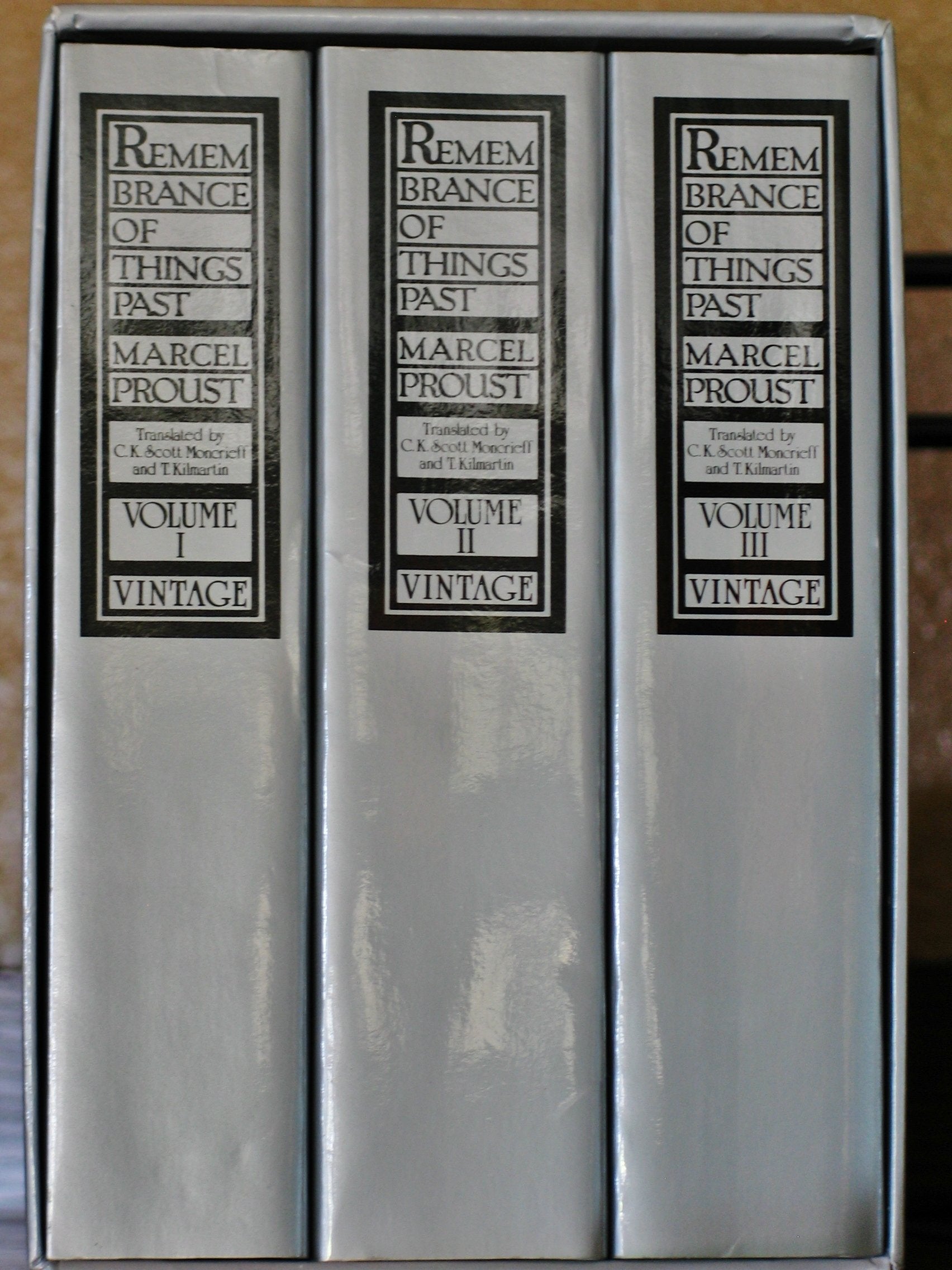 Remembrance of Things Past Volumes 13 Box Set,Used