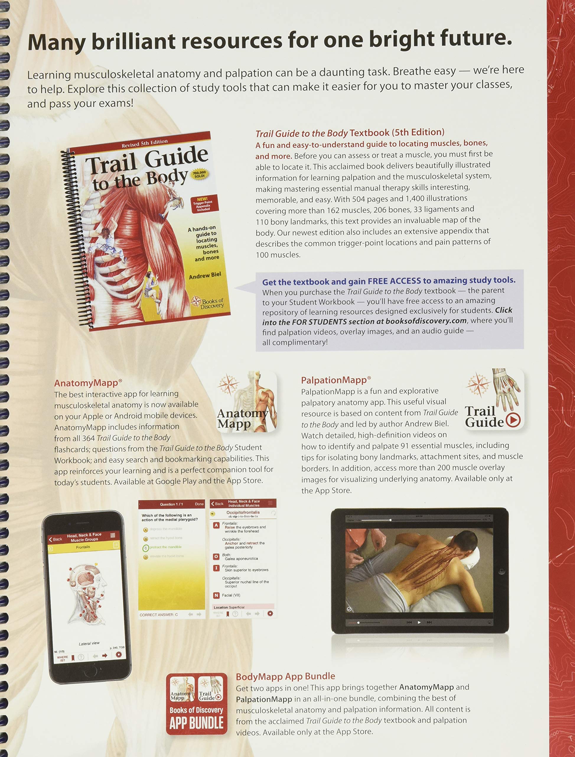 Trail Guide To The Body Workbook,New