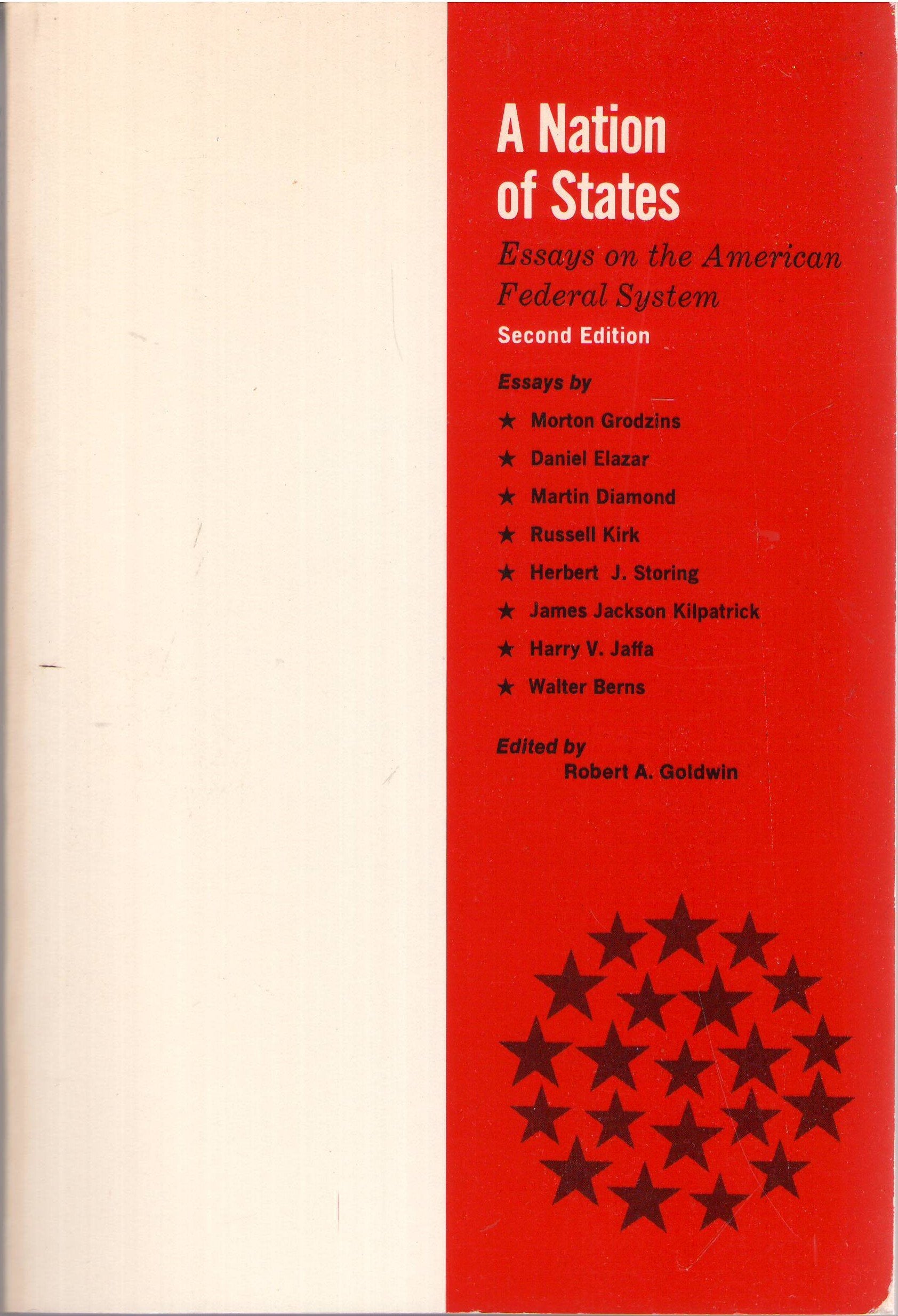 A Nation Of States: Essays On The American Federal System (Rand Mcnally Public Affairs Series),Used