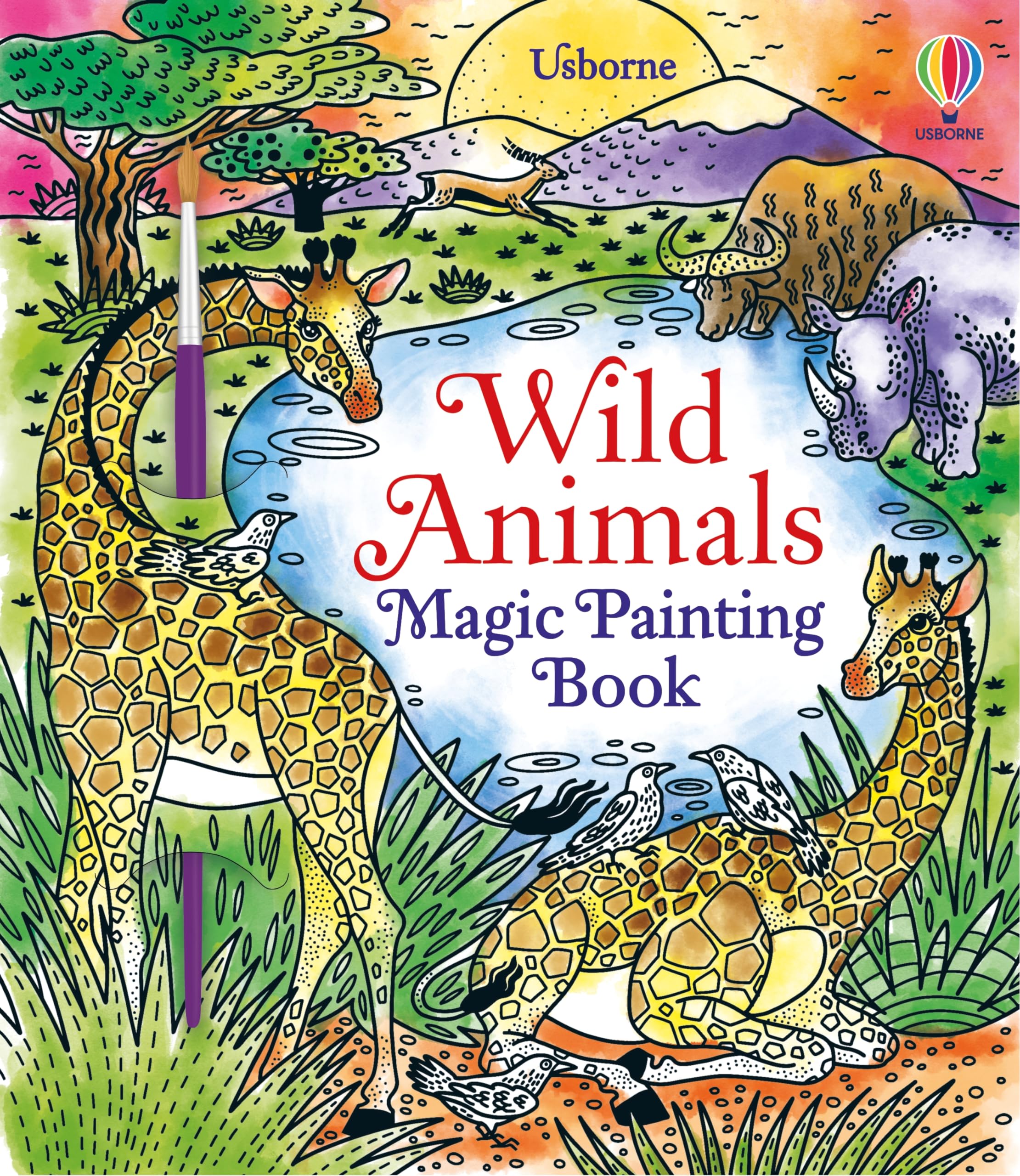 Wild Animals Magic Painting Book (Magic Painting Books),Used