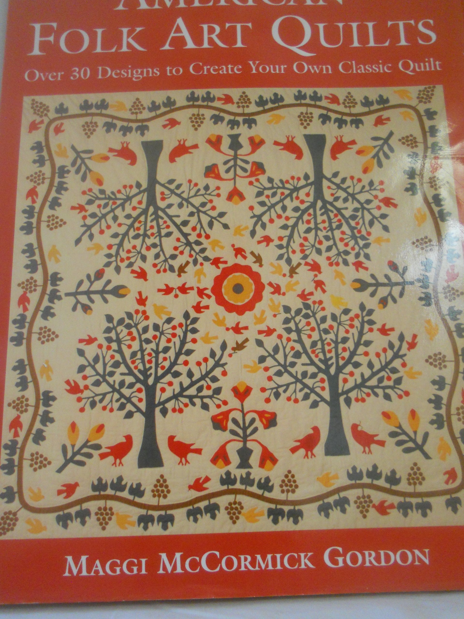 American Folk Art Quilts,Used