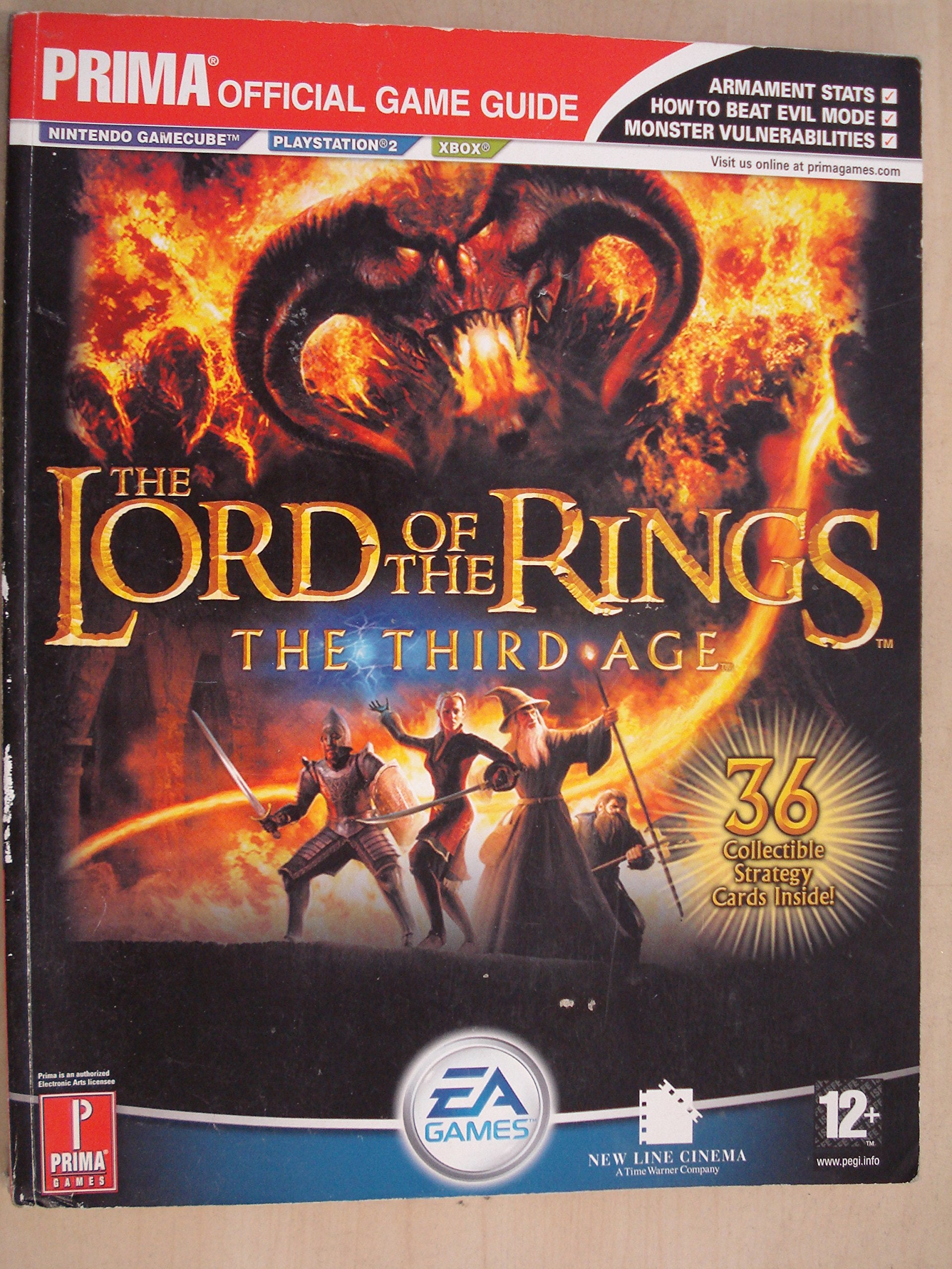 The Lord of the Rings: The Third Age (Prima Official Game Guide),Used