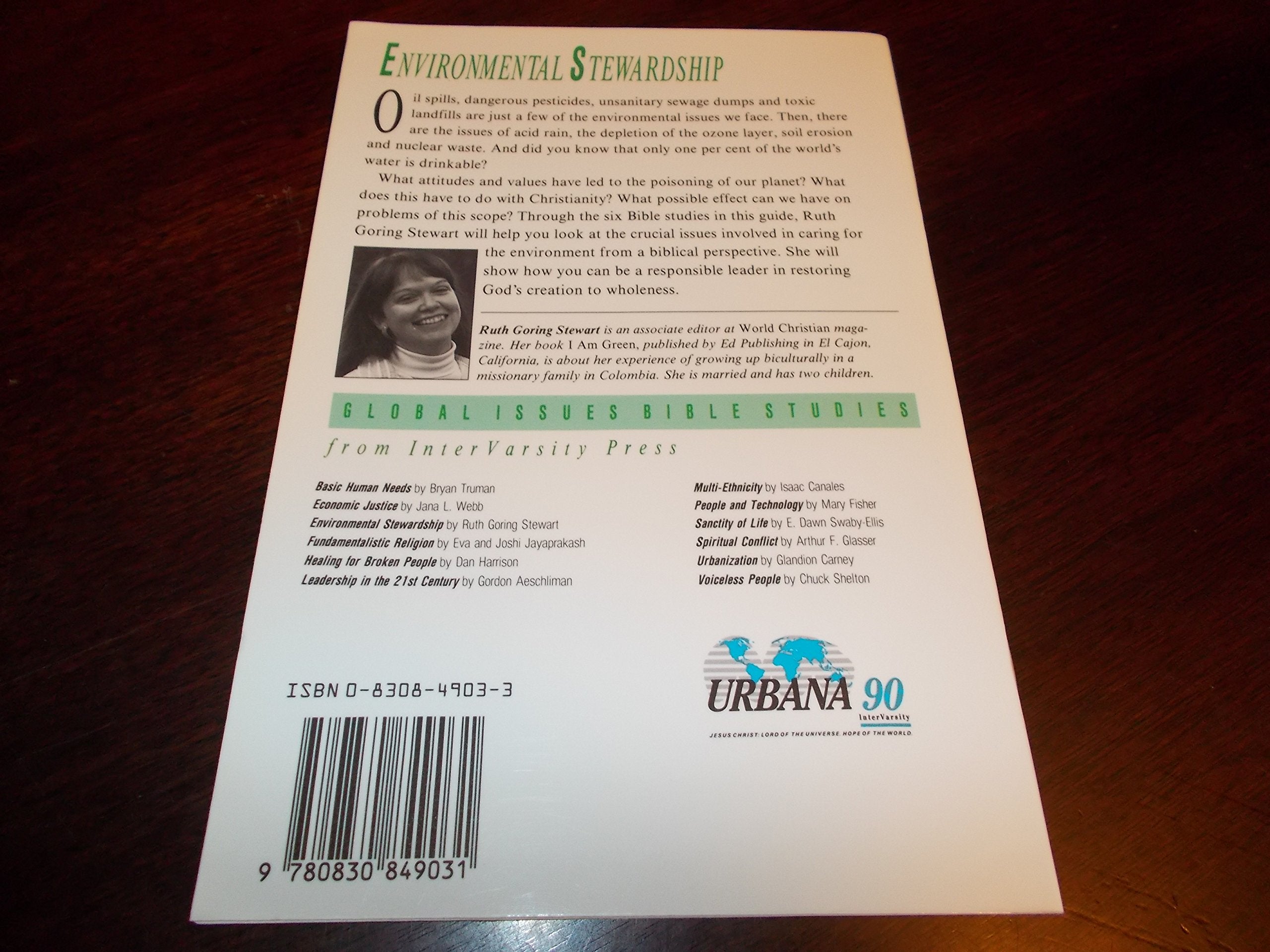 Environmental Stewardship (Global Issues Bible Studies Series),Used