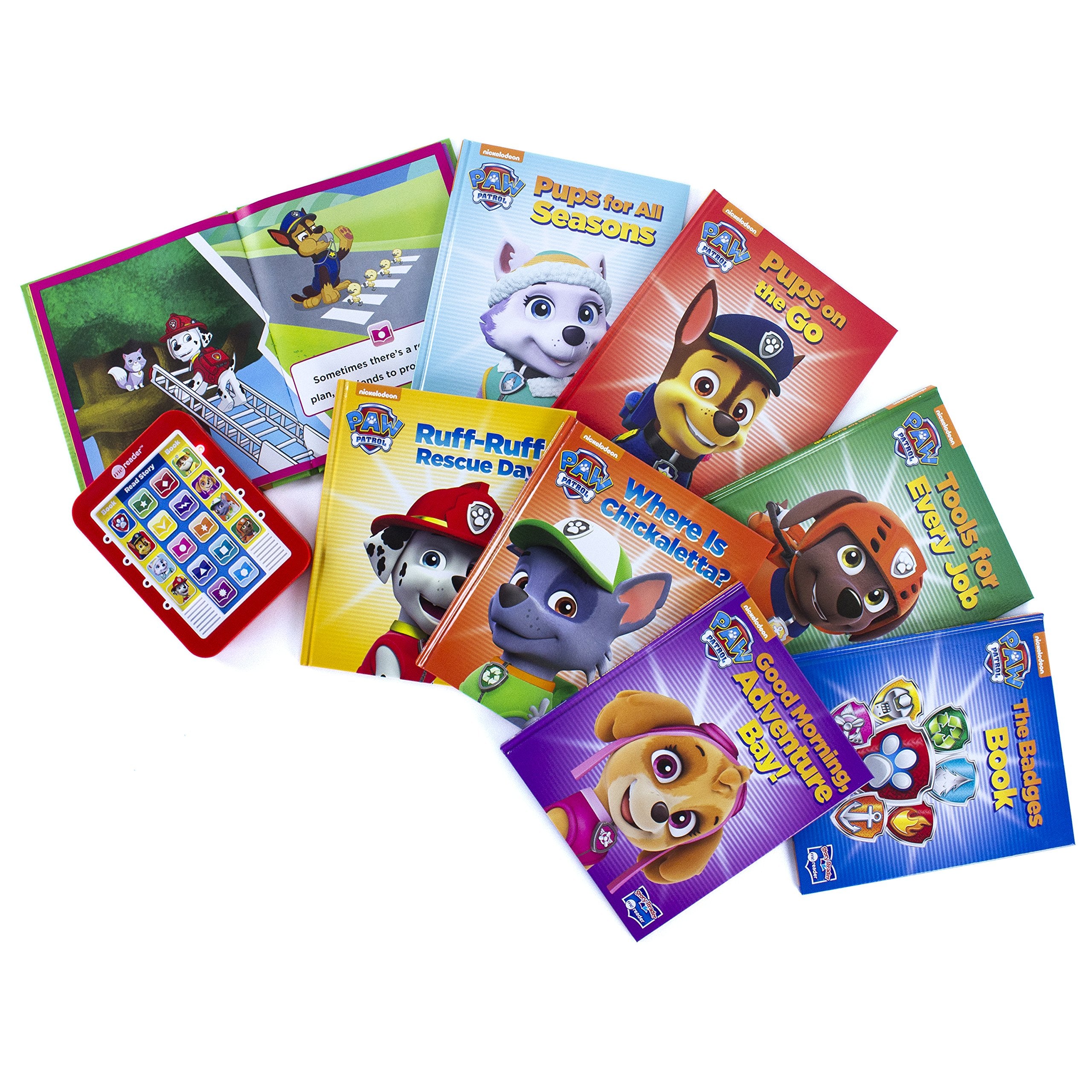 Nickelodeon Paw Patrol Chase, Skye, Marshall, and More!  Me Reader Electronic Reader and 8 Sound Book Library  PI Kids,Used