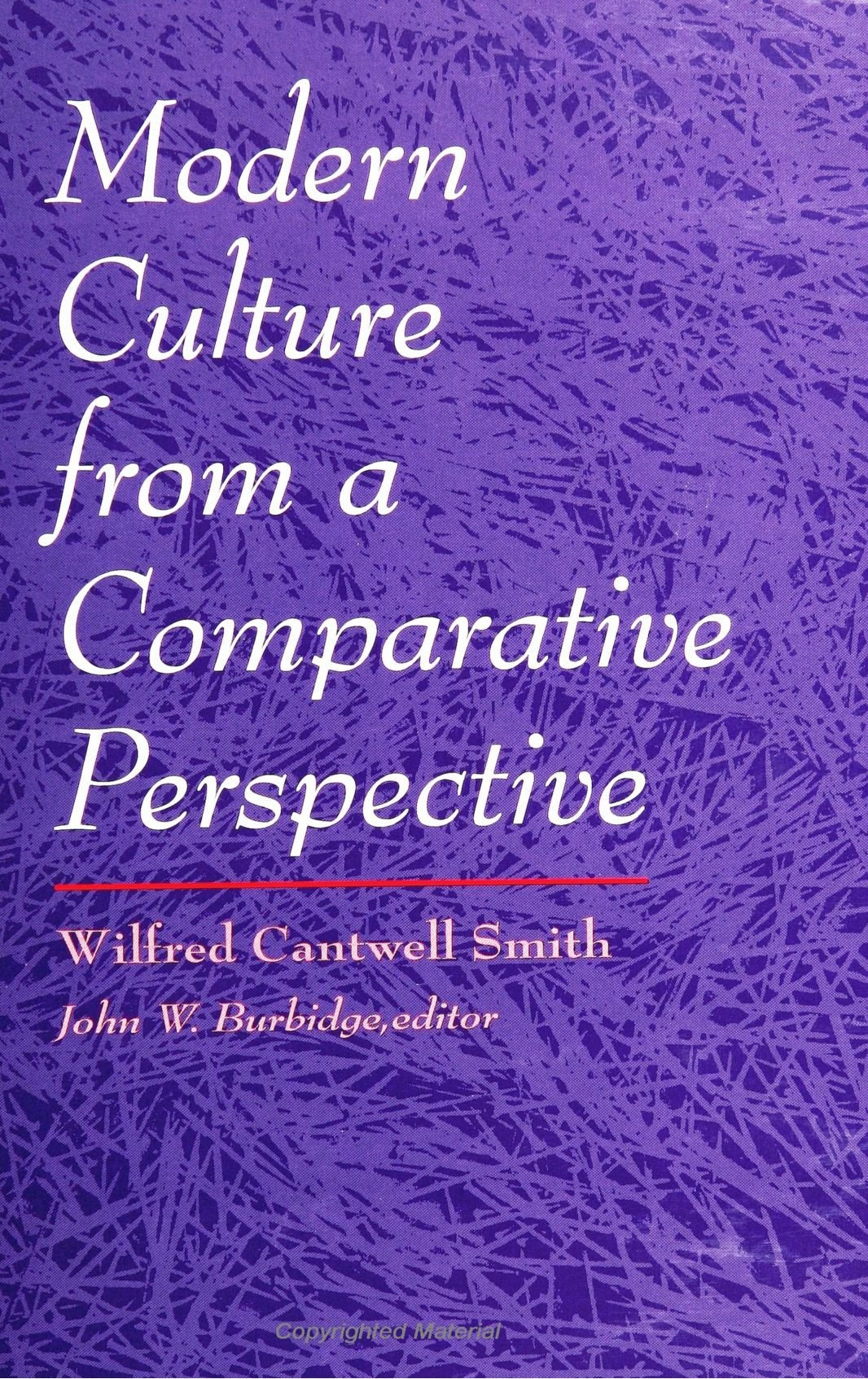 Modern Culture from a Comparative Perspective,New