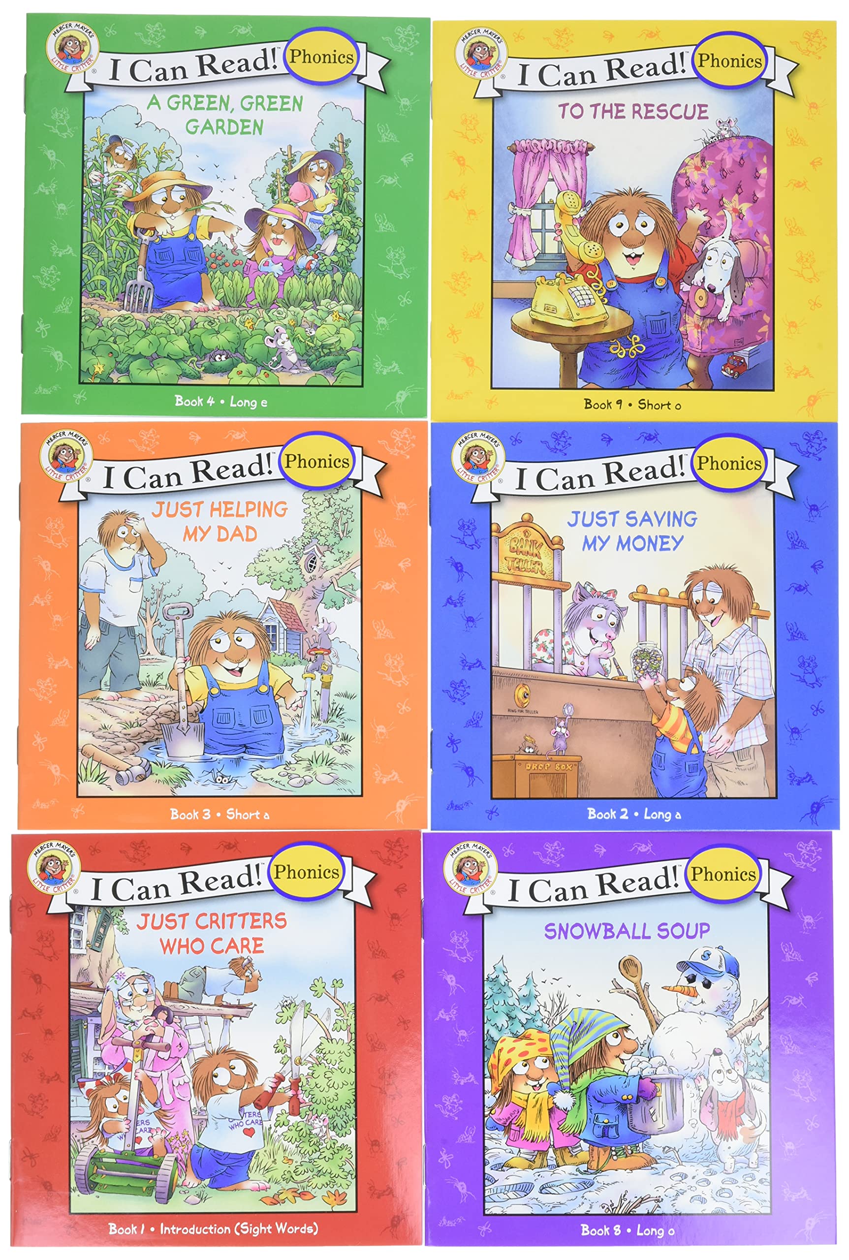 Little Critter 12Book Phonics Fun!: A Box Of 12 Minibooks Featuring Short And Long Vowel Sounds (My First I Can Read),New