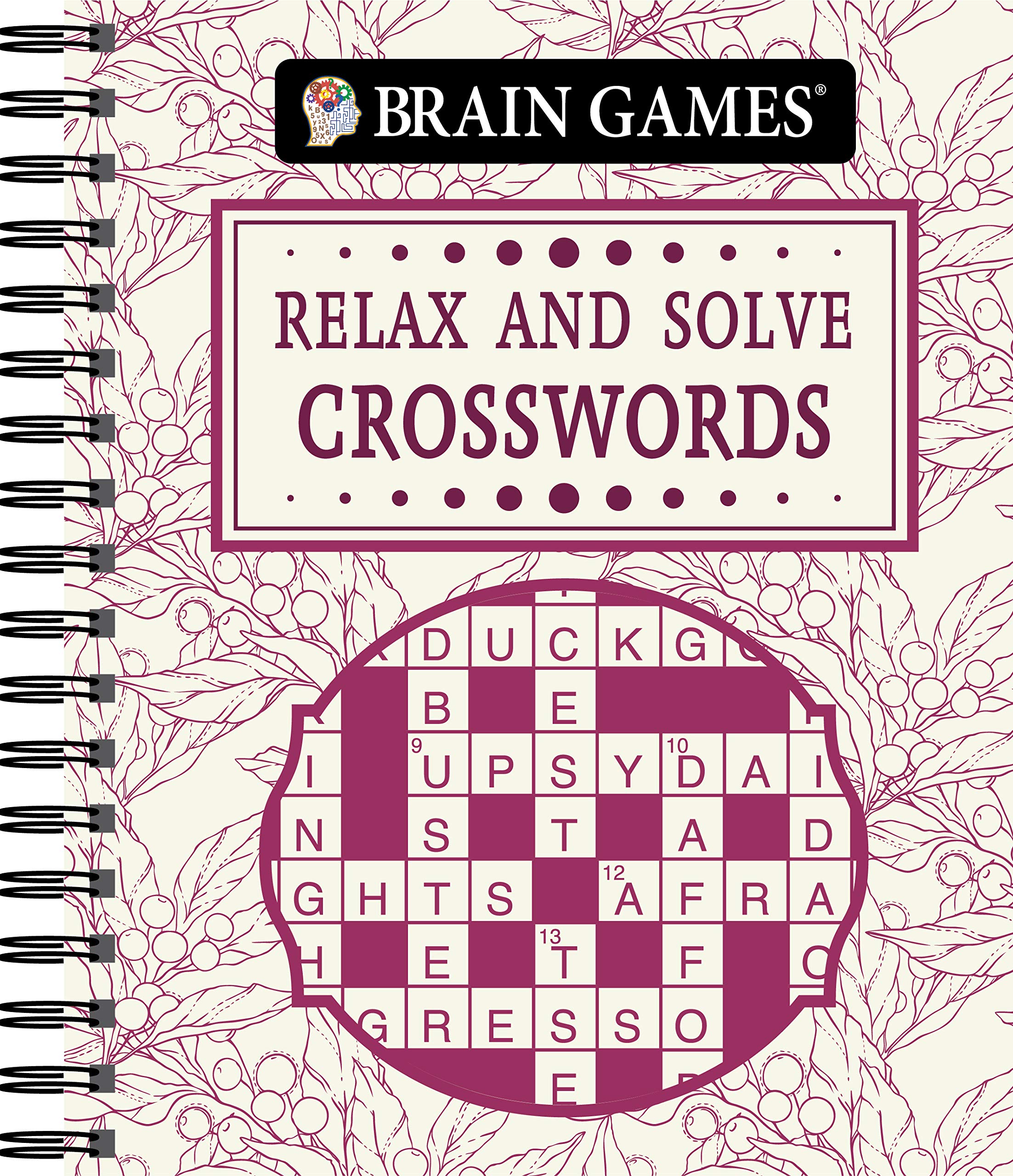 Brain Games Relax and Solve: Crosswords (Toile),Used