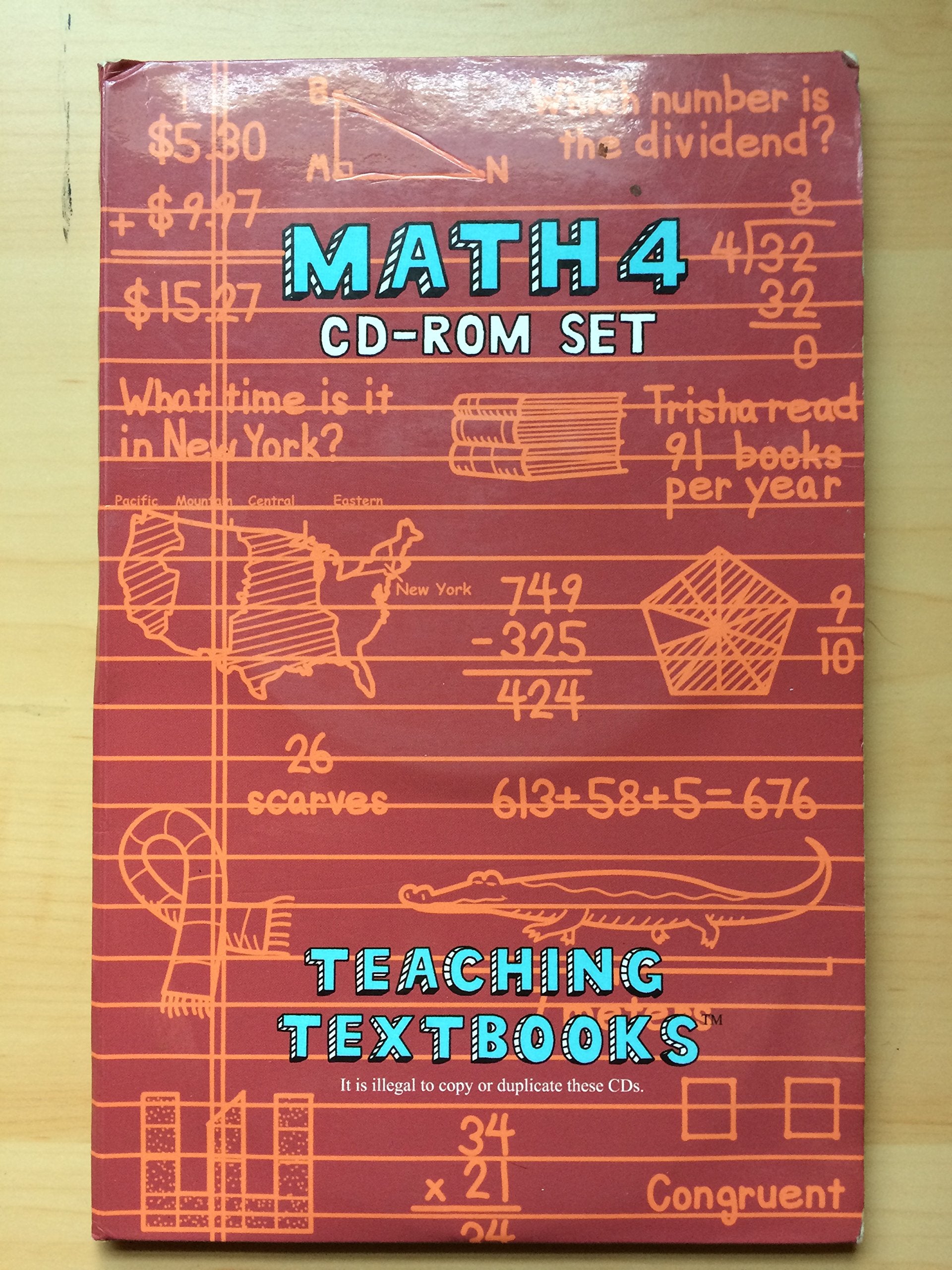 Math 4: A Teaching Textbook,Used