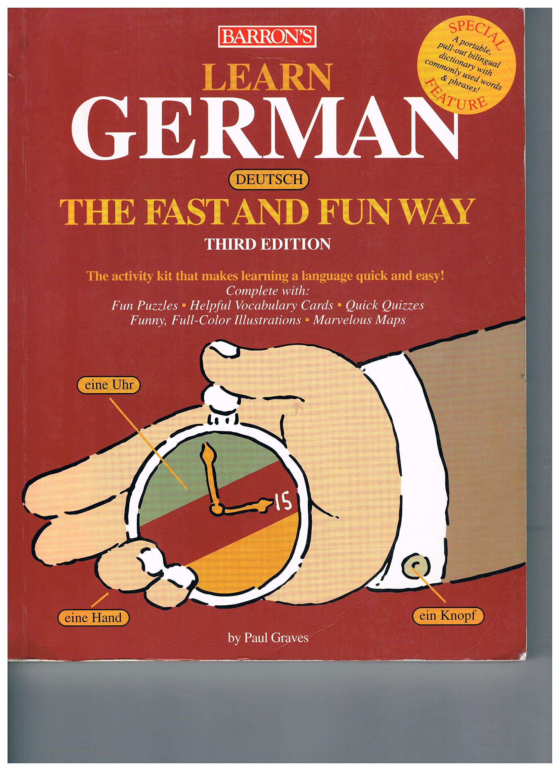 Learn German the Fast and Fun Way (Fast and Fun Way Series) (English and German Edition),Used