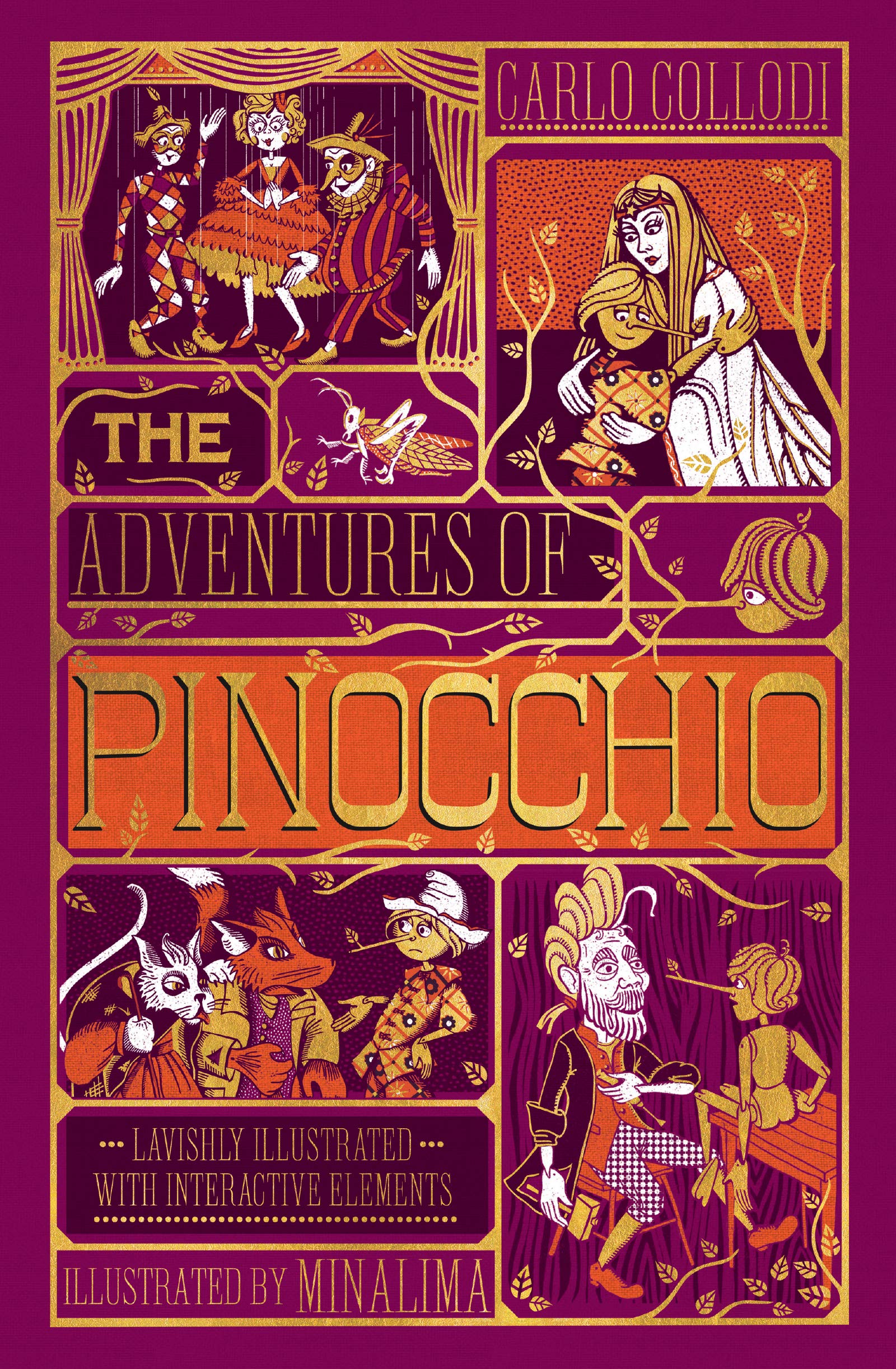 The Adventures Of Pinocchio (Minalima Edition): (Ilustrated With Interactive Elements),Used
