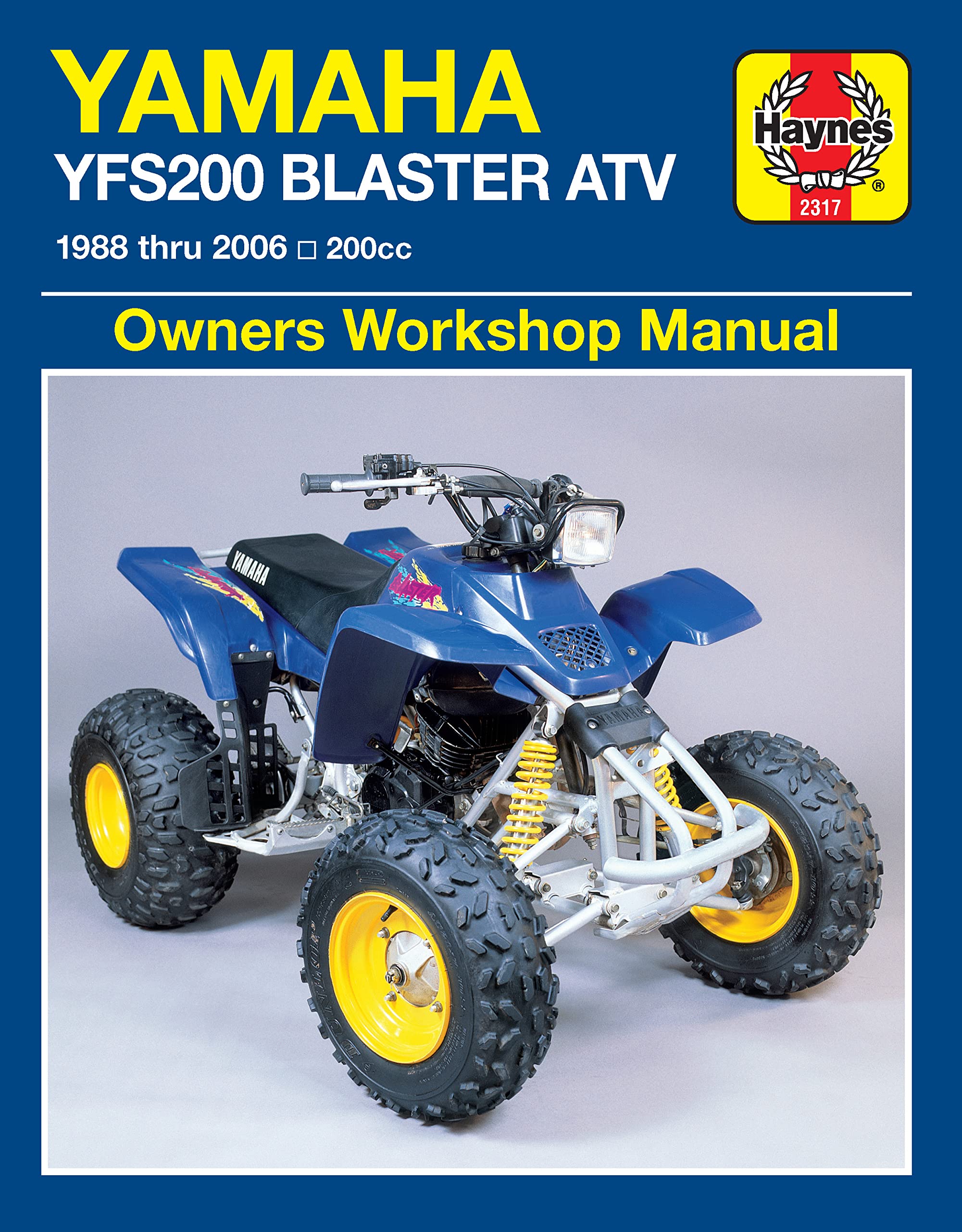 Yamaha YFS200 Blaster ATV (88  06) Haynes Repair Manual (Paperback),Used