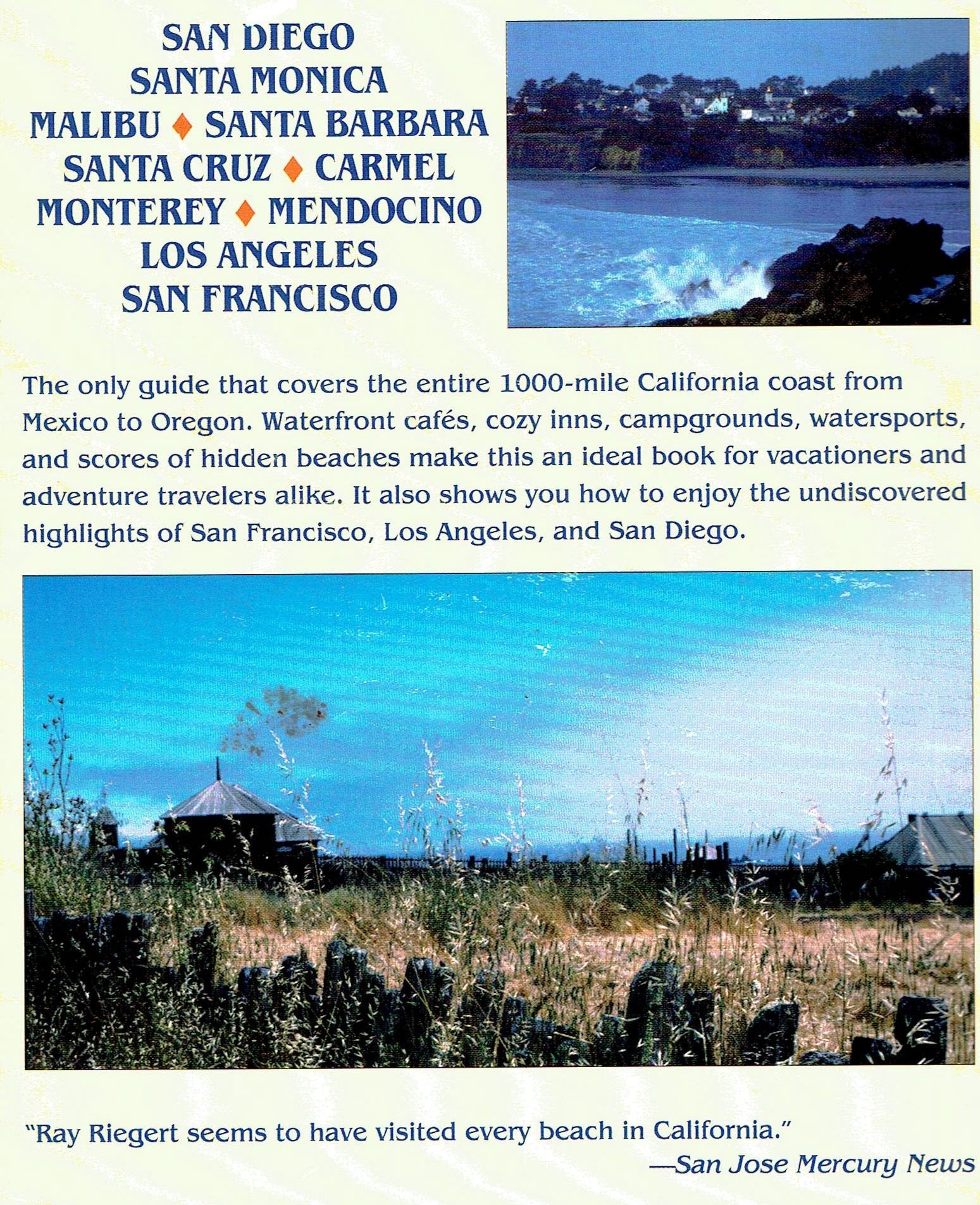Hidden Coast of California: The Adventurer's Guide,Used