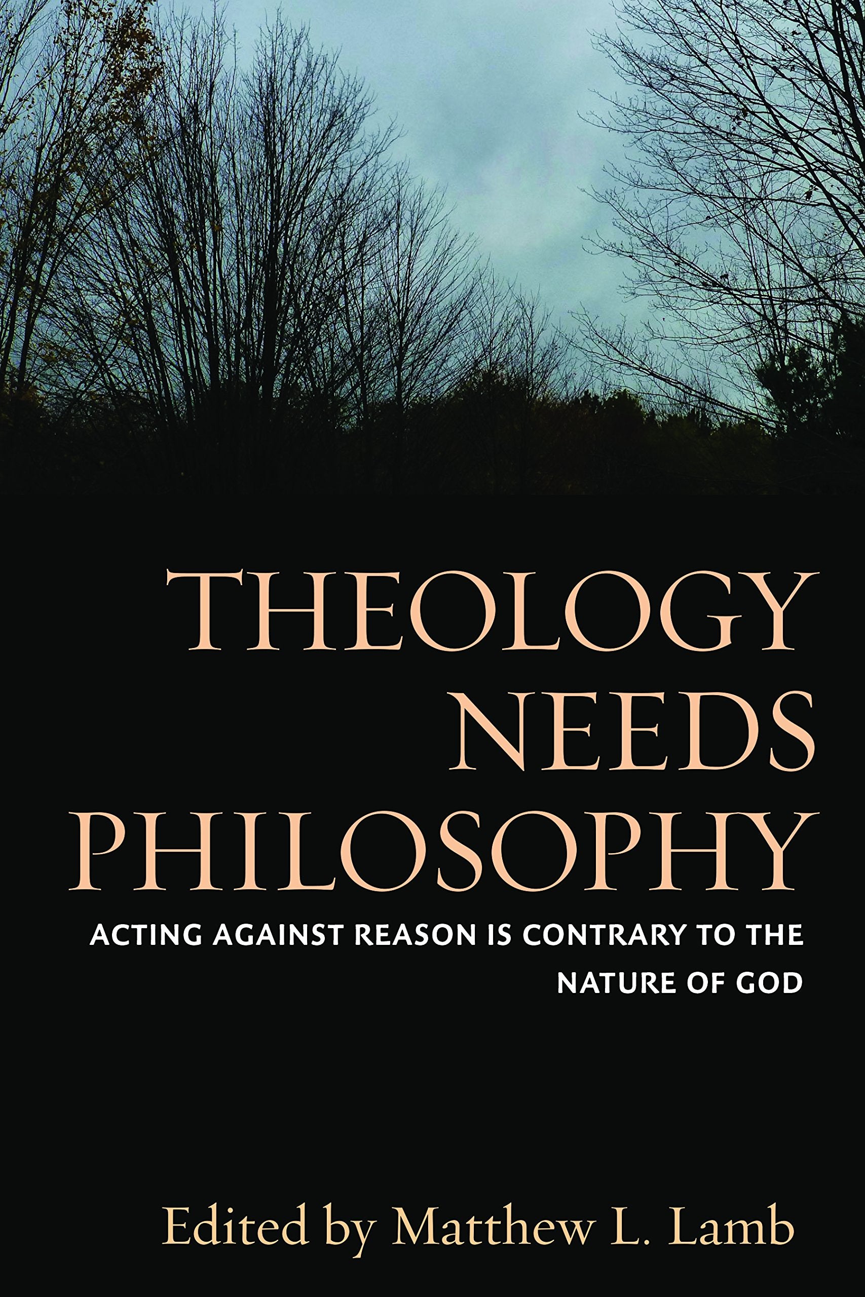 Theology Needs Philosophy: Acting Against Reason Is Contrary To The Nature Of God,Used