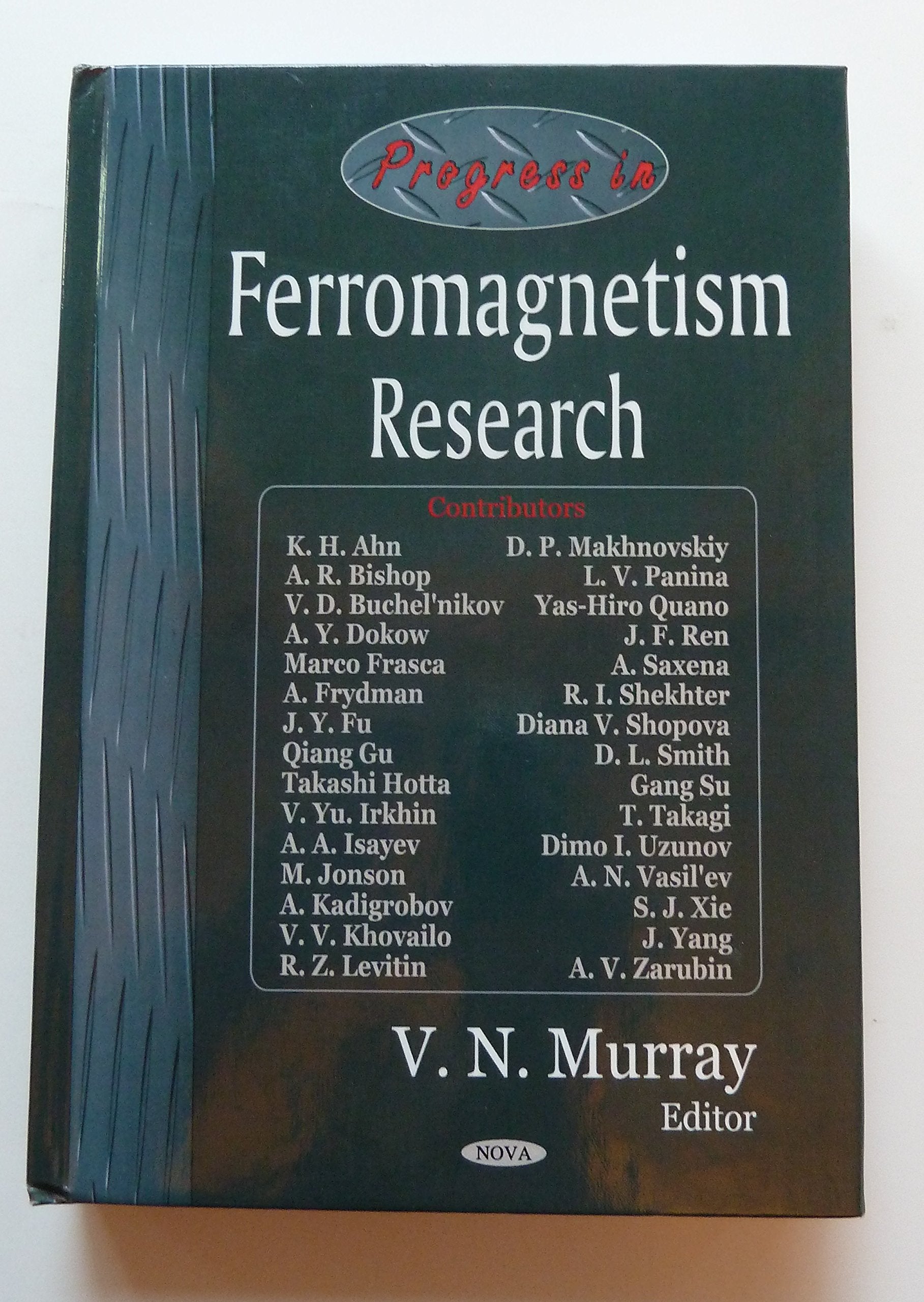 Progress in Ferromagnetism Research,Used