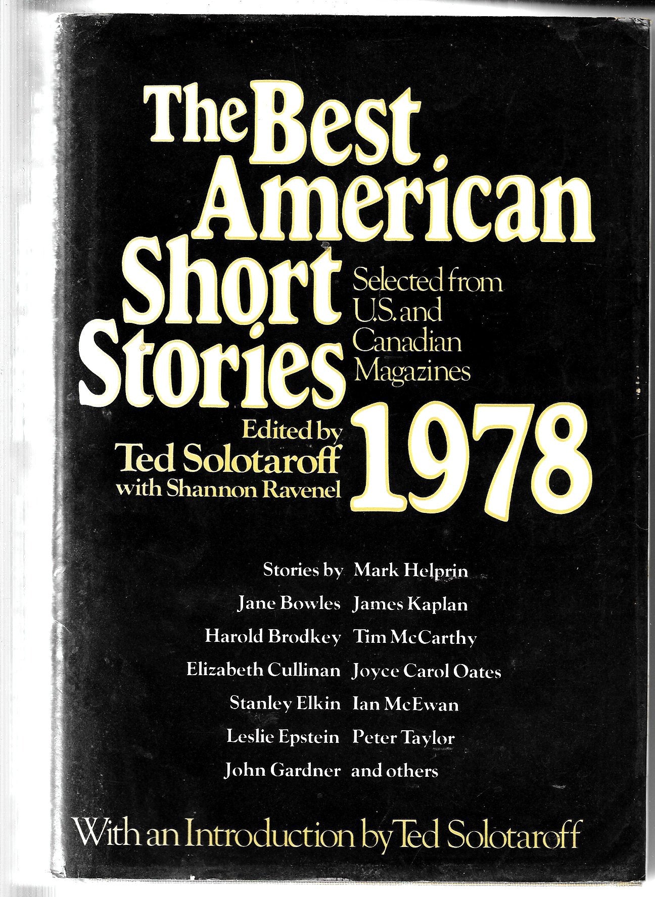 Best American Short Stories 1978,Used