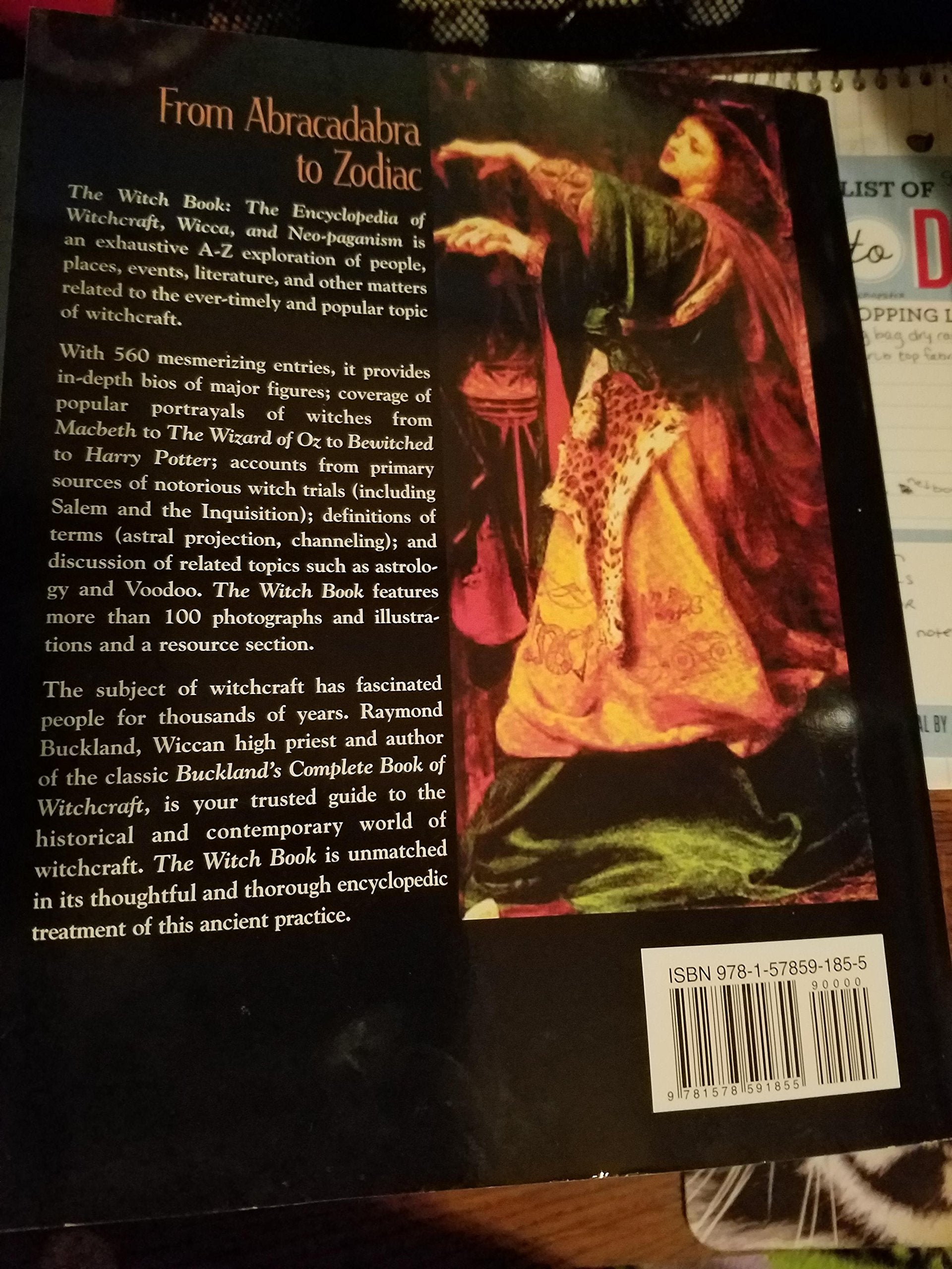 The Witch Book: The Encyclopedia of Witchcraft, Wicca, and Neopaganism,Used