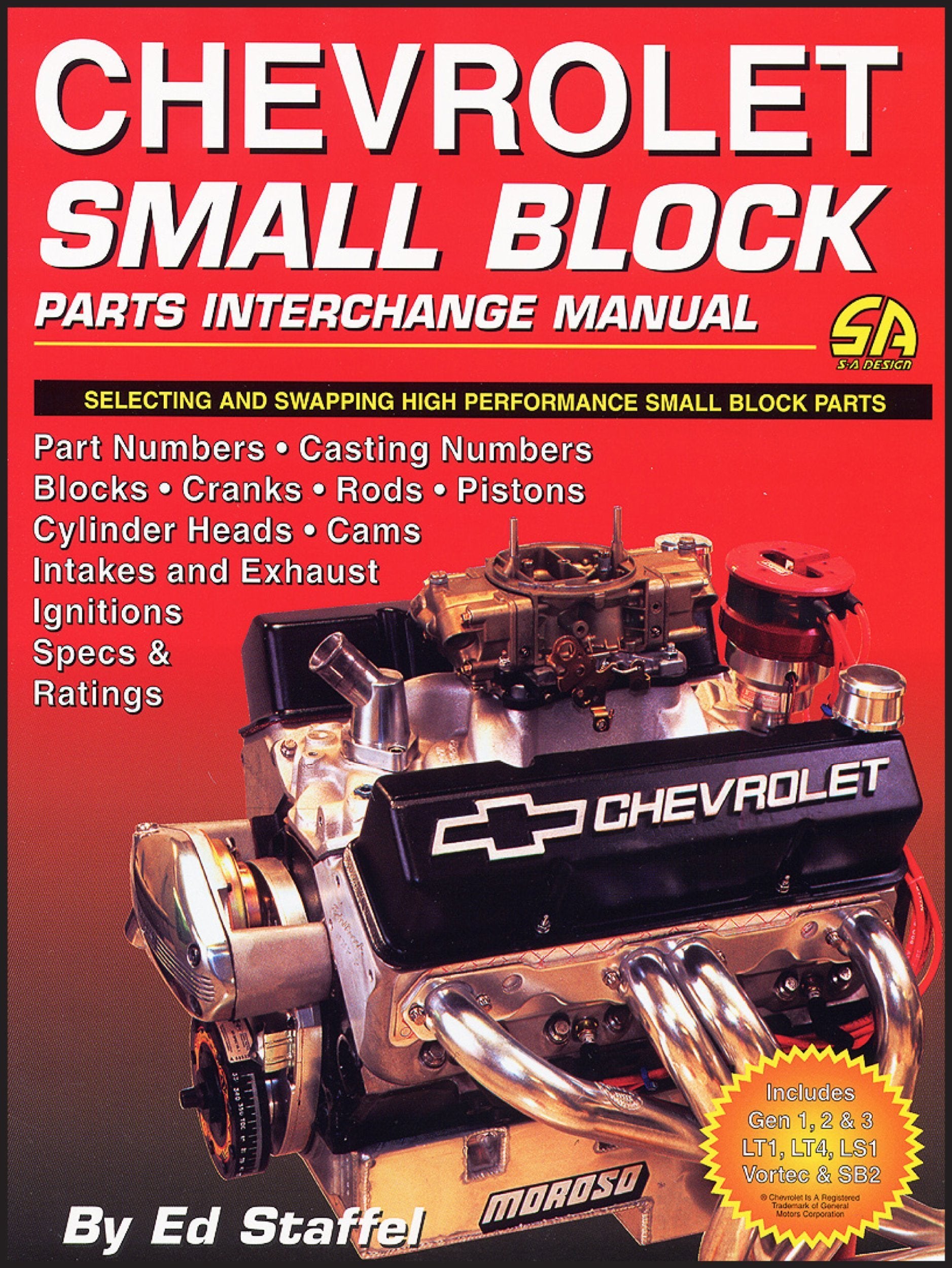 Chevrolet Smallblock Parts Interchange Manual,Used