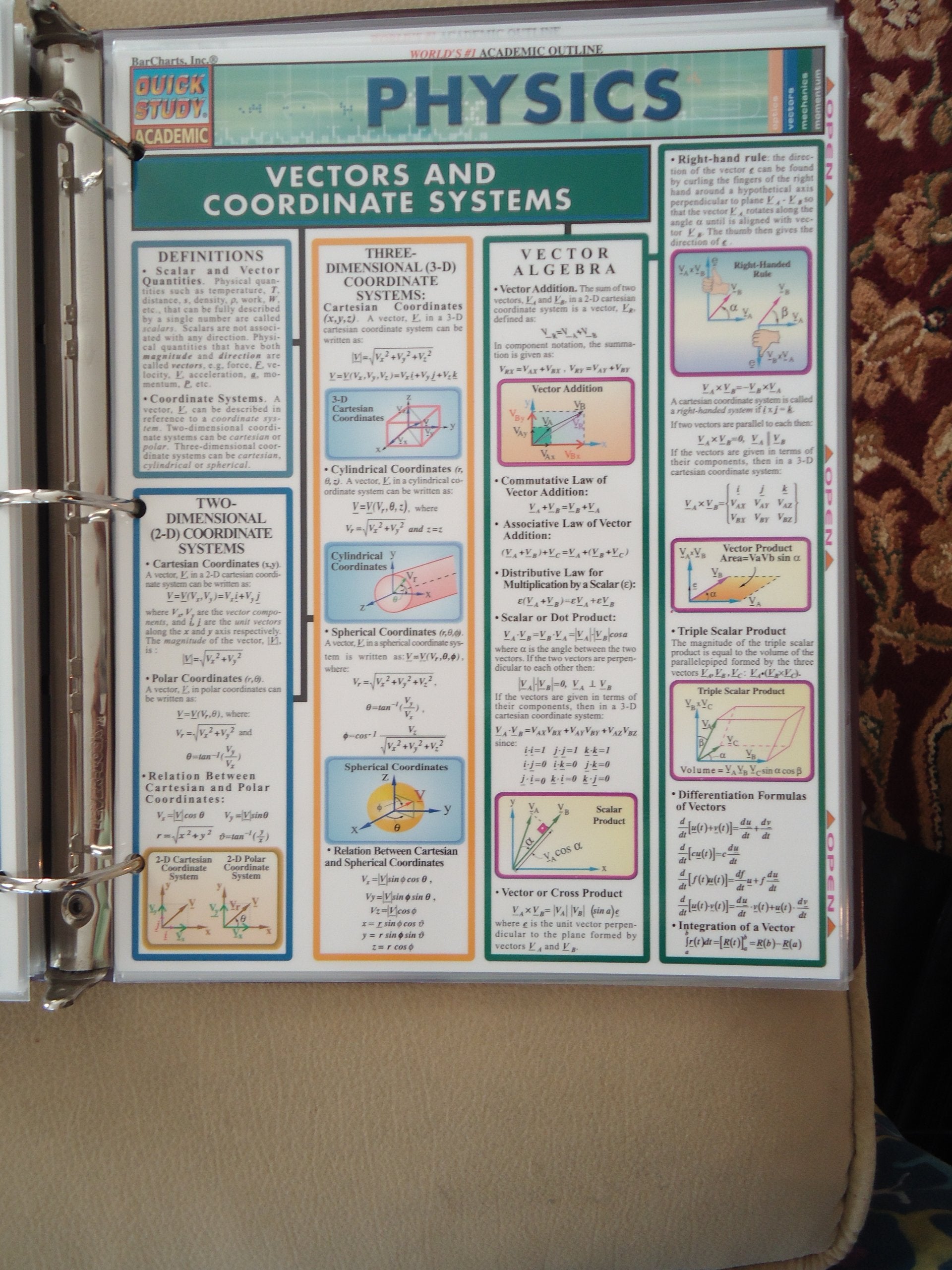Physics (Quickstudy Reference Guides Academic),Used