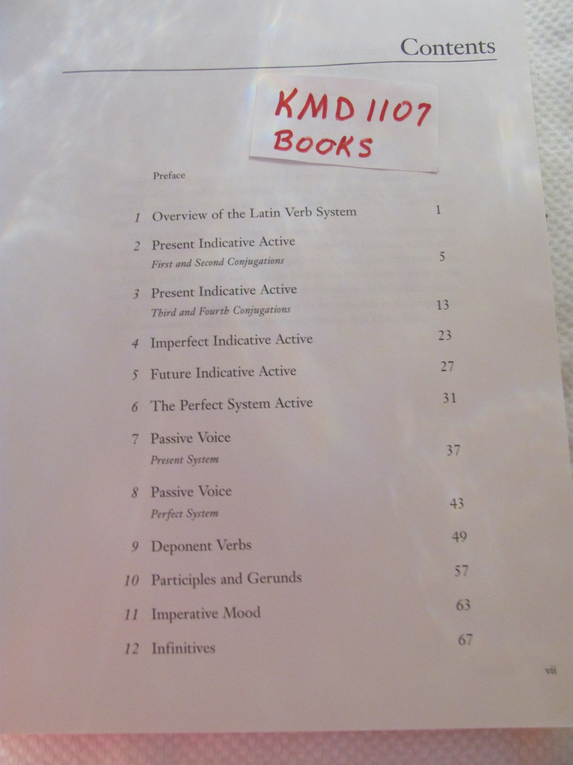 The Big Gold Book of Latin Verbs : 555 Verbs Fully Conjugated,Used