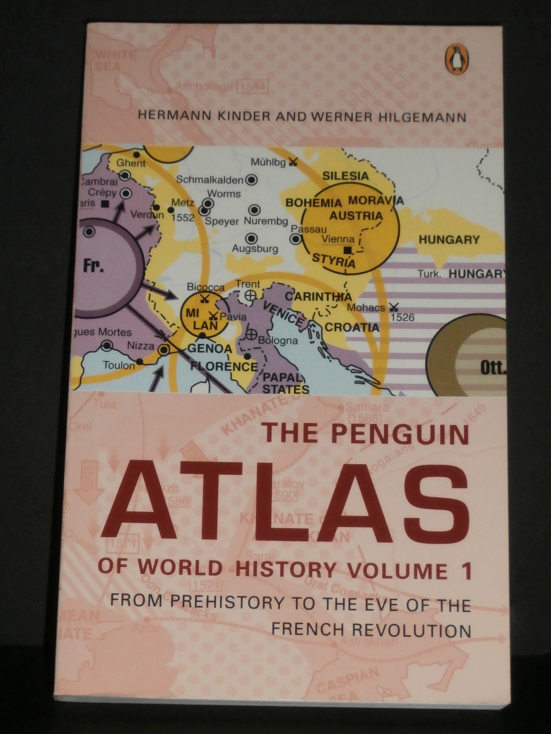 The Penguin Atlas Of World History: Volume 1: From Prehistory To The Eve Of The French Revolution (Penguin Reference Books),Used