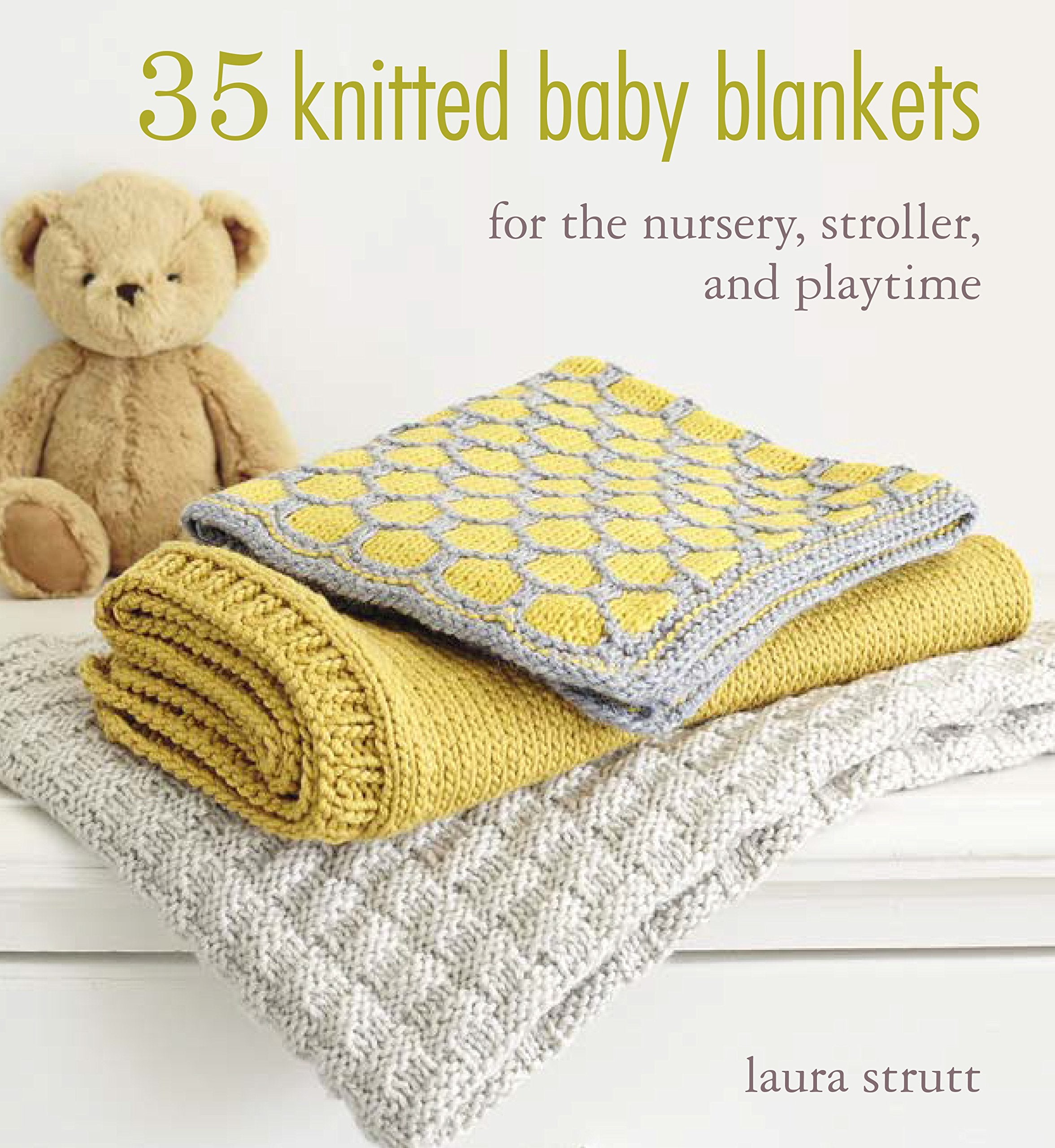 35 Knitted Baby Blankets: For the nursery, stroller, and playtime,Used