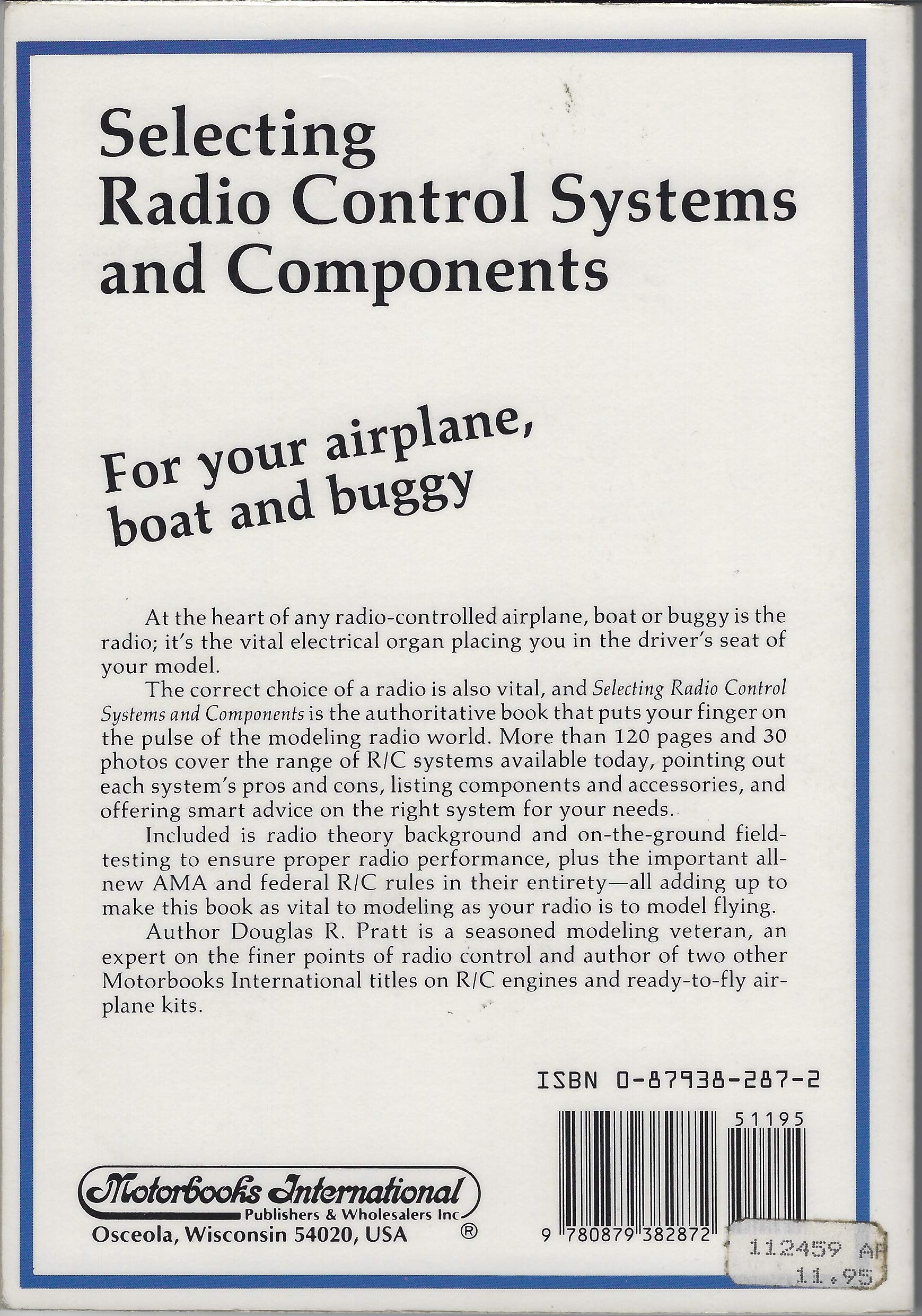 Selecting Radio Control Systems and Components for Your Airplane, Boat and Buggy,Used