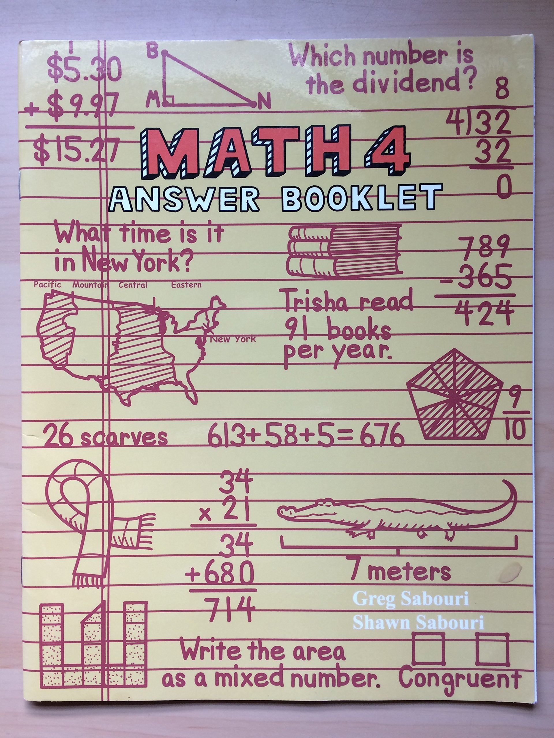 Math 4: A Teaching Textbook,Used