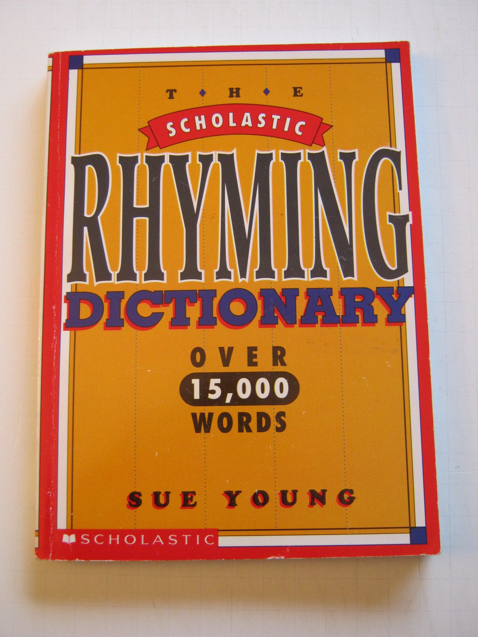 Scholastic Rhyming Dictionary (Pb),New