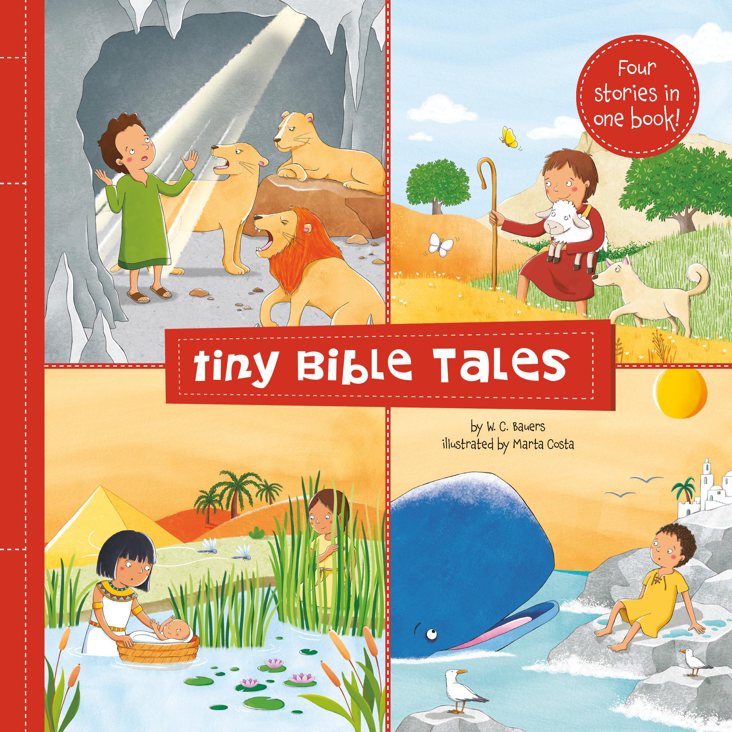 Tiny Bible Tales: Four Little STories of the Bible's Greatest Heroes,Used