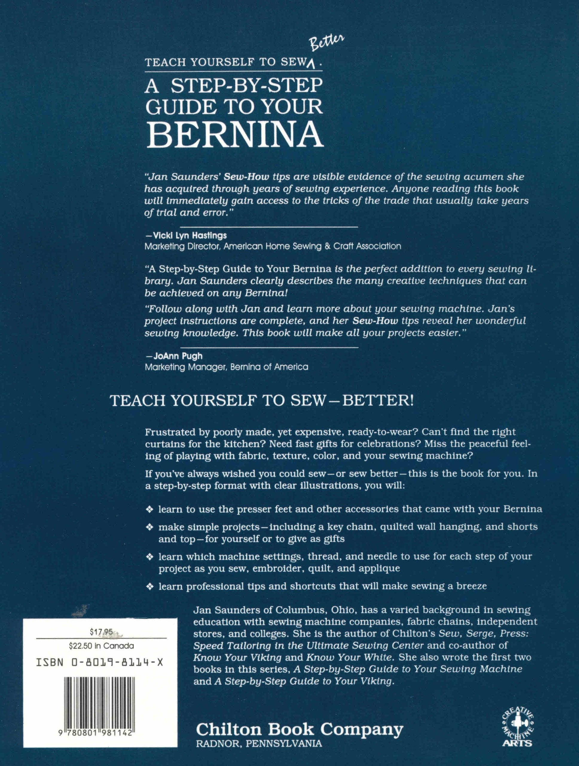 StepByStep Guide to Your Bernina,New
