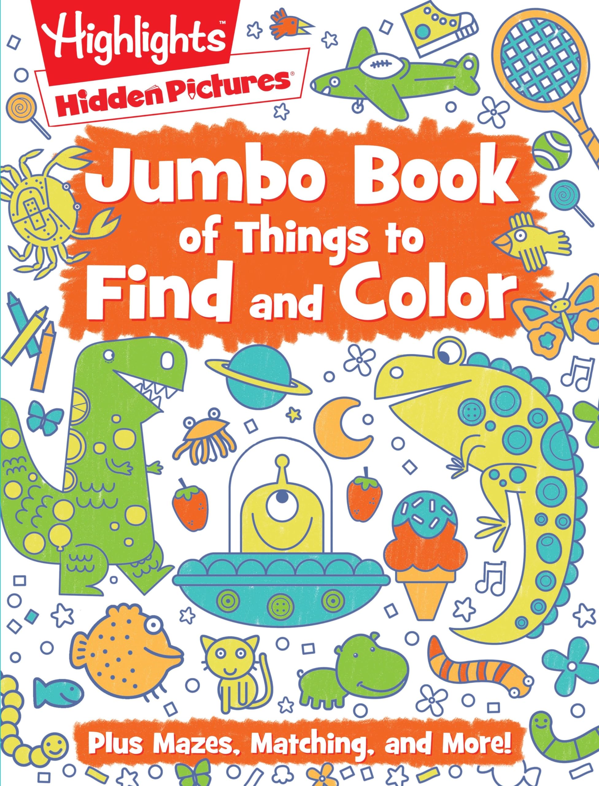 Jumbo Book Of Things To Find And Color (Highlights Jumbo Books & Pads),Used