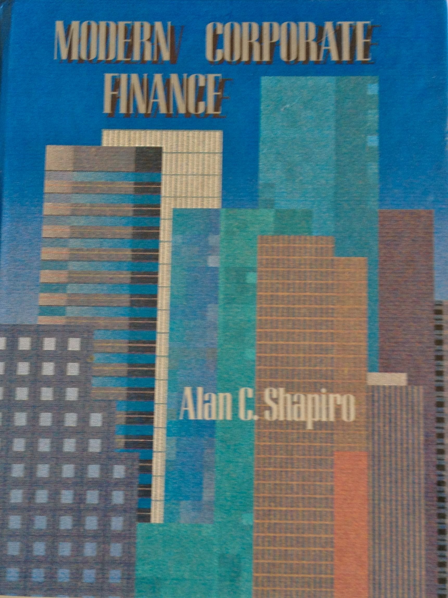 Modern Corporate Finance,Used