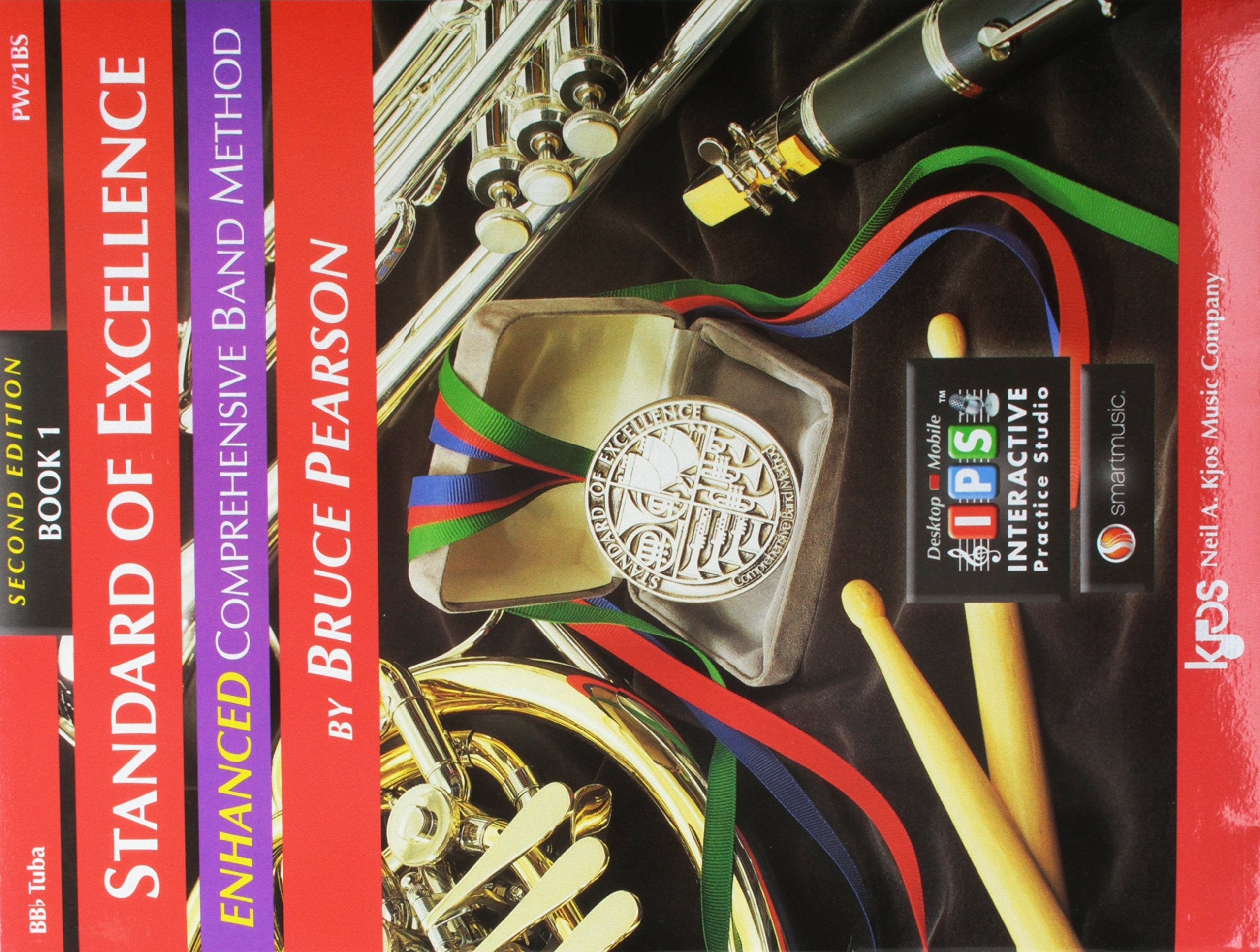 PW21BS Standard of Excellence Enhanced Book 1 BBb Tuba (Comprehensive Band Method),Used
