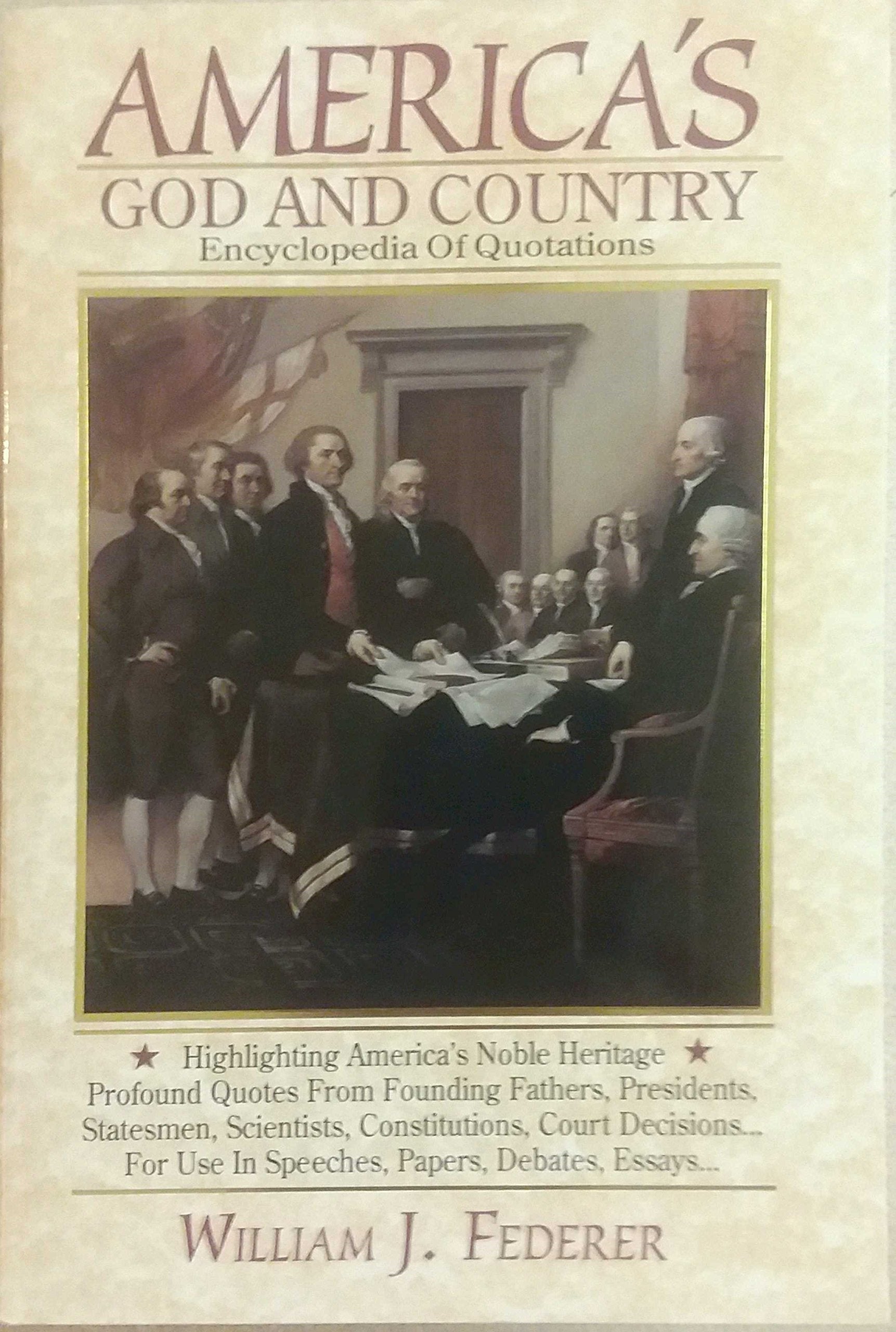 America's God and Country Encyclopedia of Quotations,New