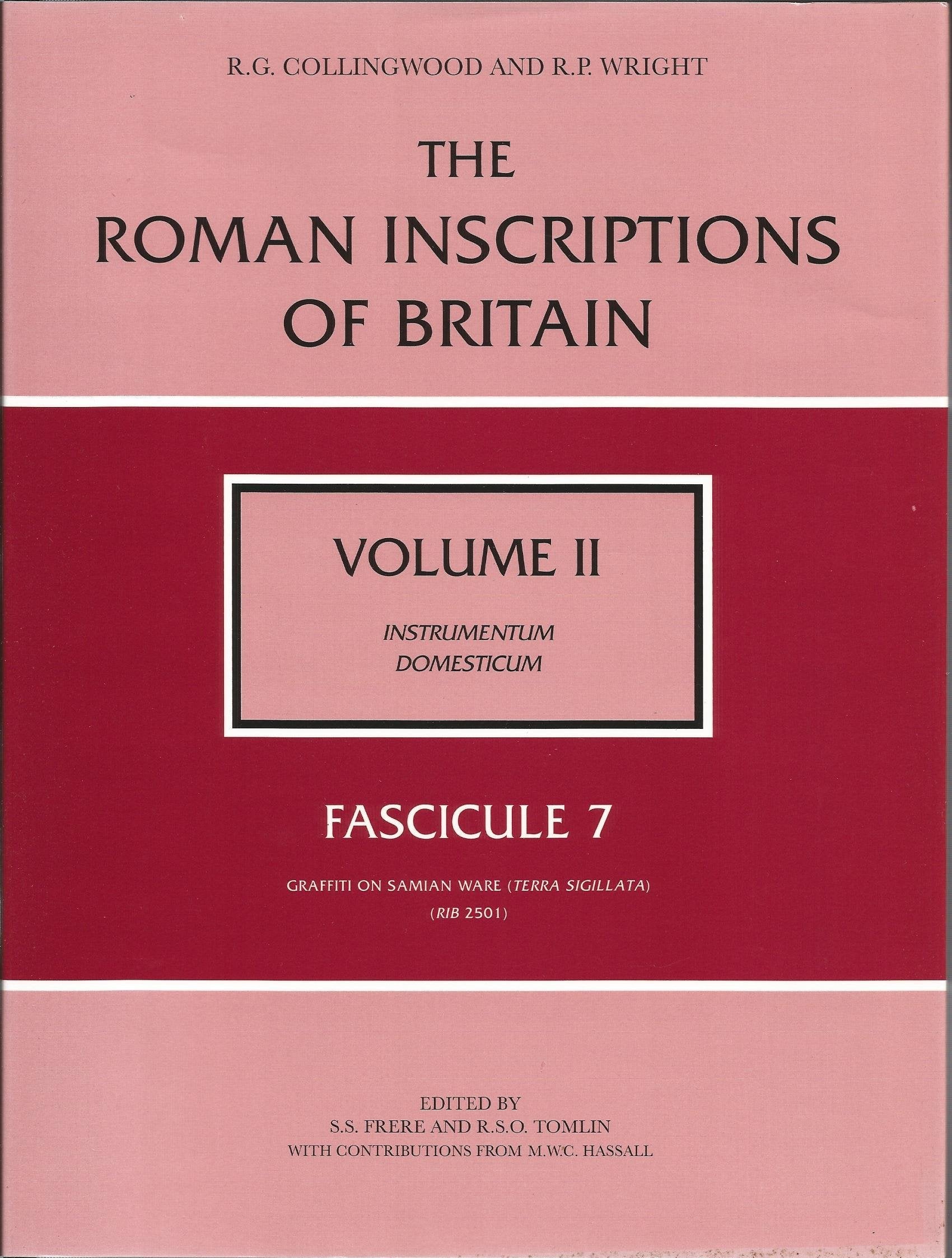 Roman Inscriptions of Britain Volume II, fascicule 2,Used