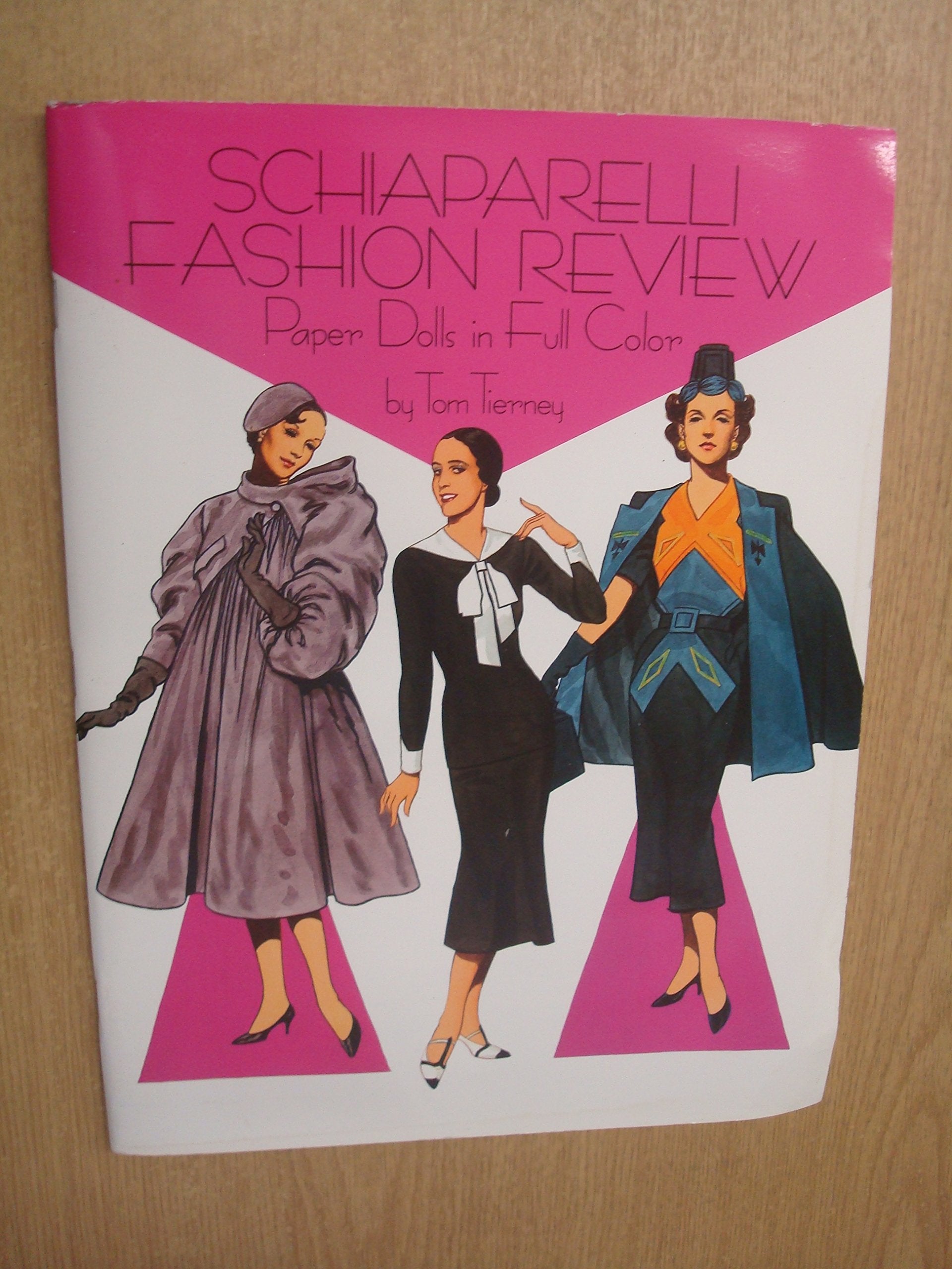 Schiaparelli Fashion Review Paper Dolls,New