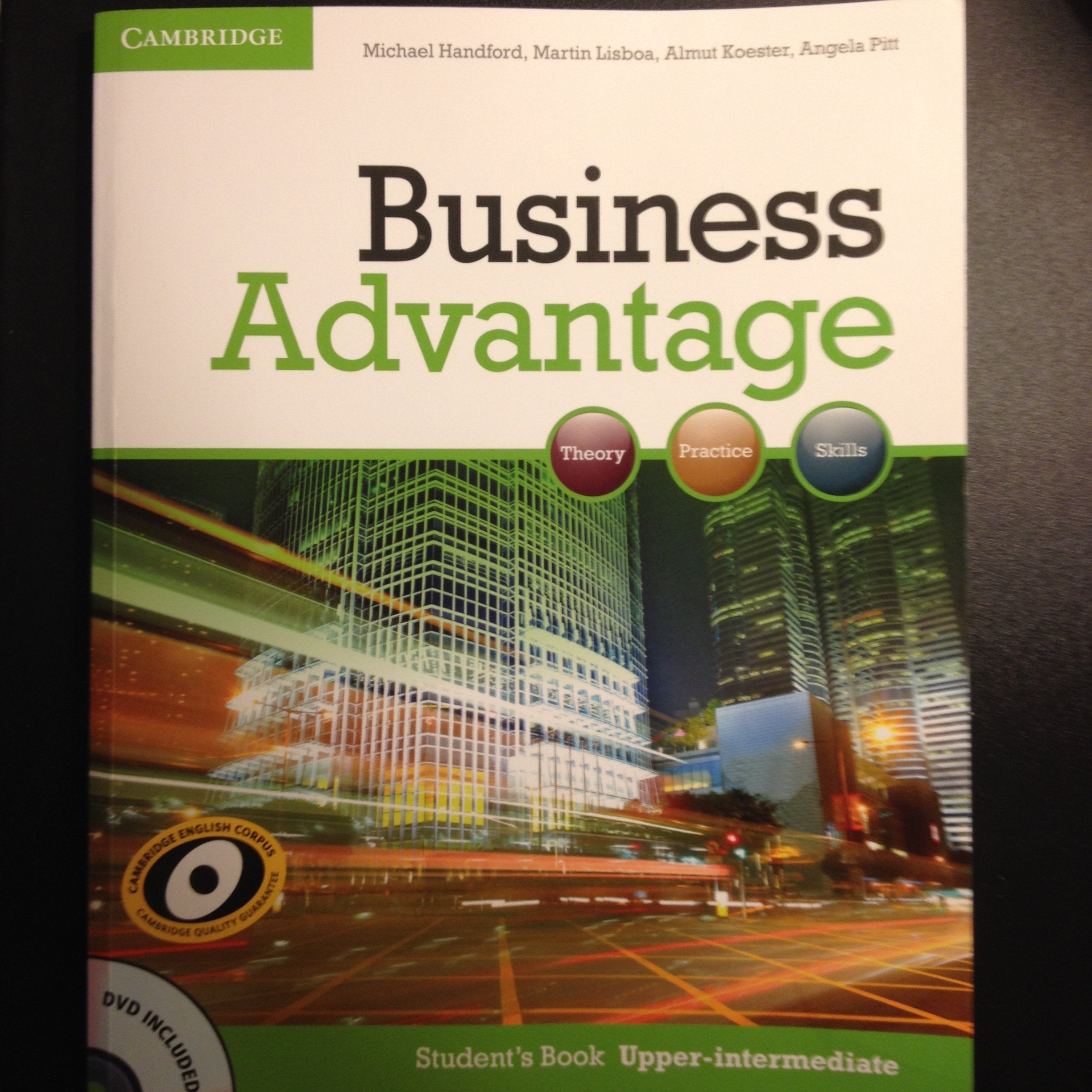 Business Advantage Upperintermediate Student's Book with DVD,Used